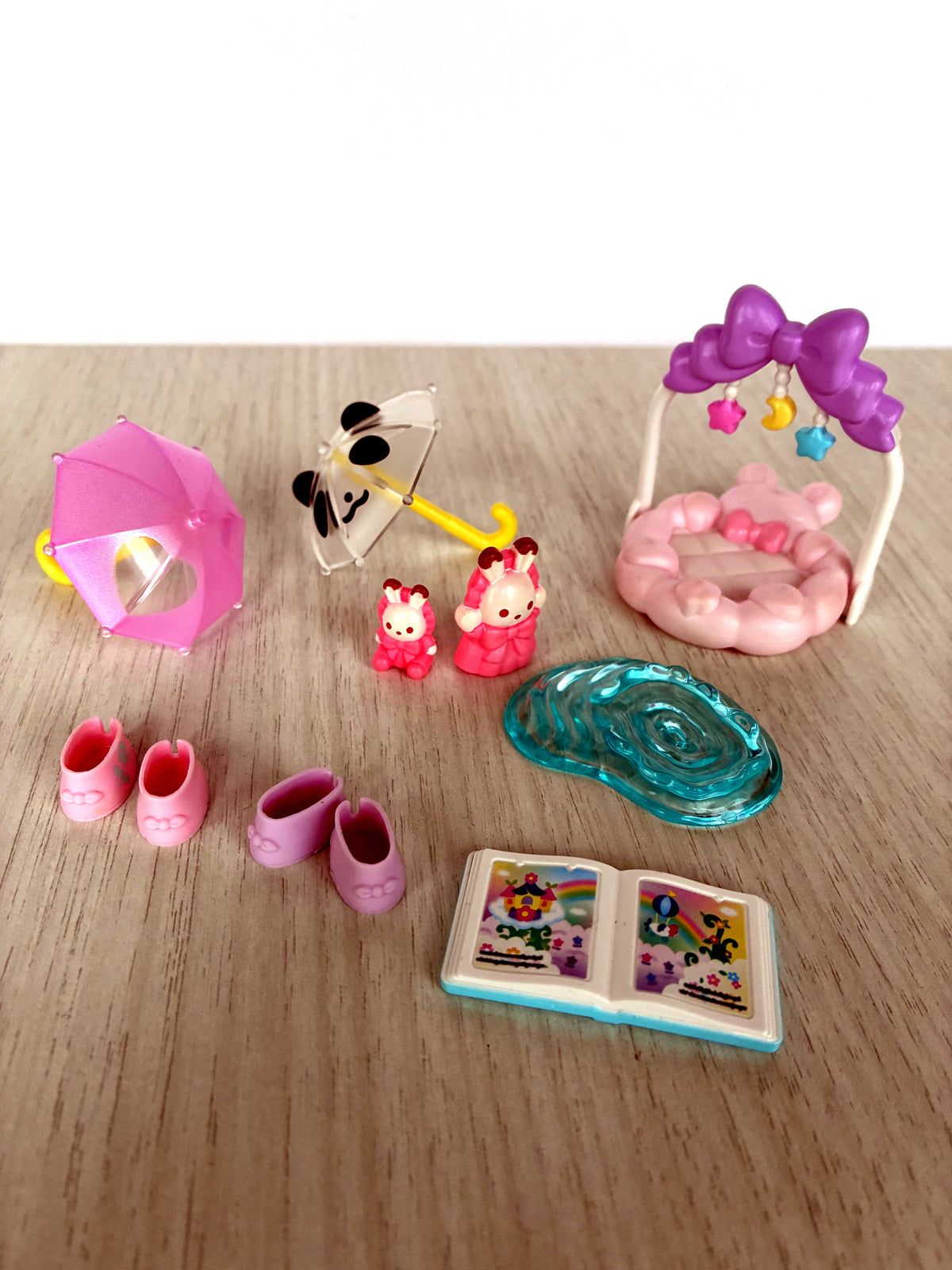 Calico Critters Sylvanian Families nursery accessories group photo