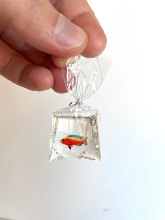 Miniature Fish in Clear Plastic Bag — Sylvanian Families, Calico Critters