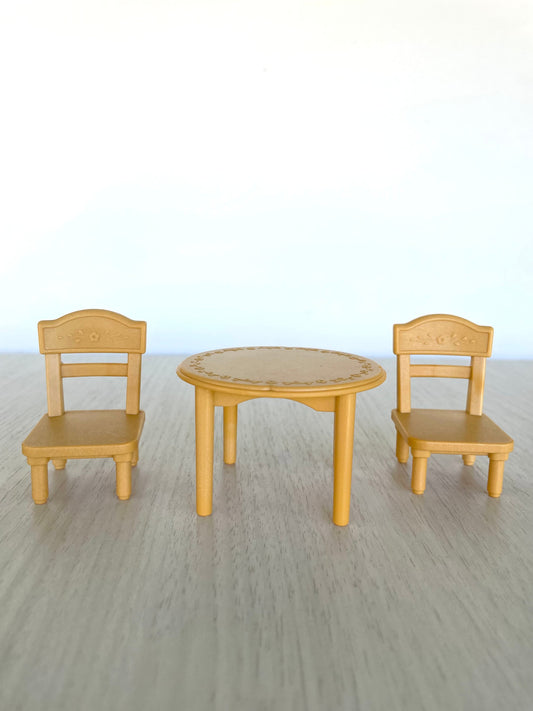 Calico Critters Dining Table and Chairs — Sylvanian Families