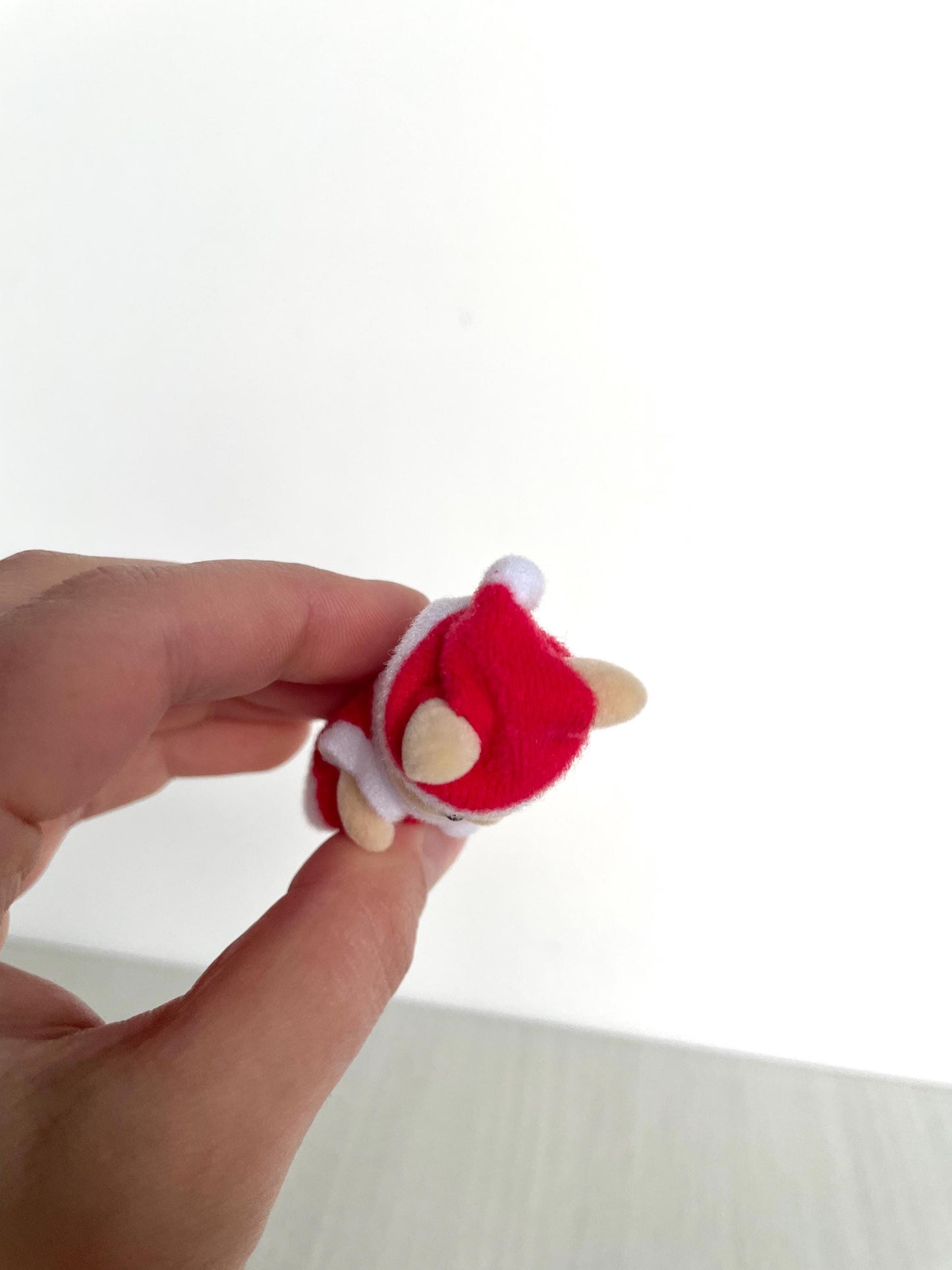 Baby santa Henry Calico Critters animal figurine, stocking stuffer for kid, Christmas themed gift, Sylvanian Santa's workshop