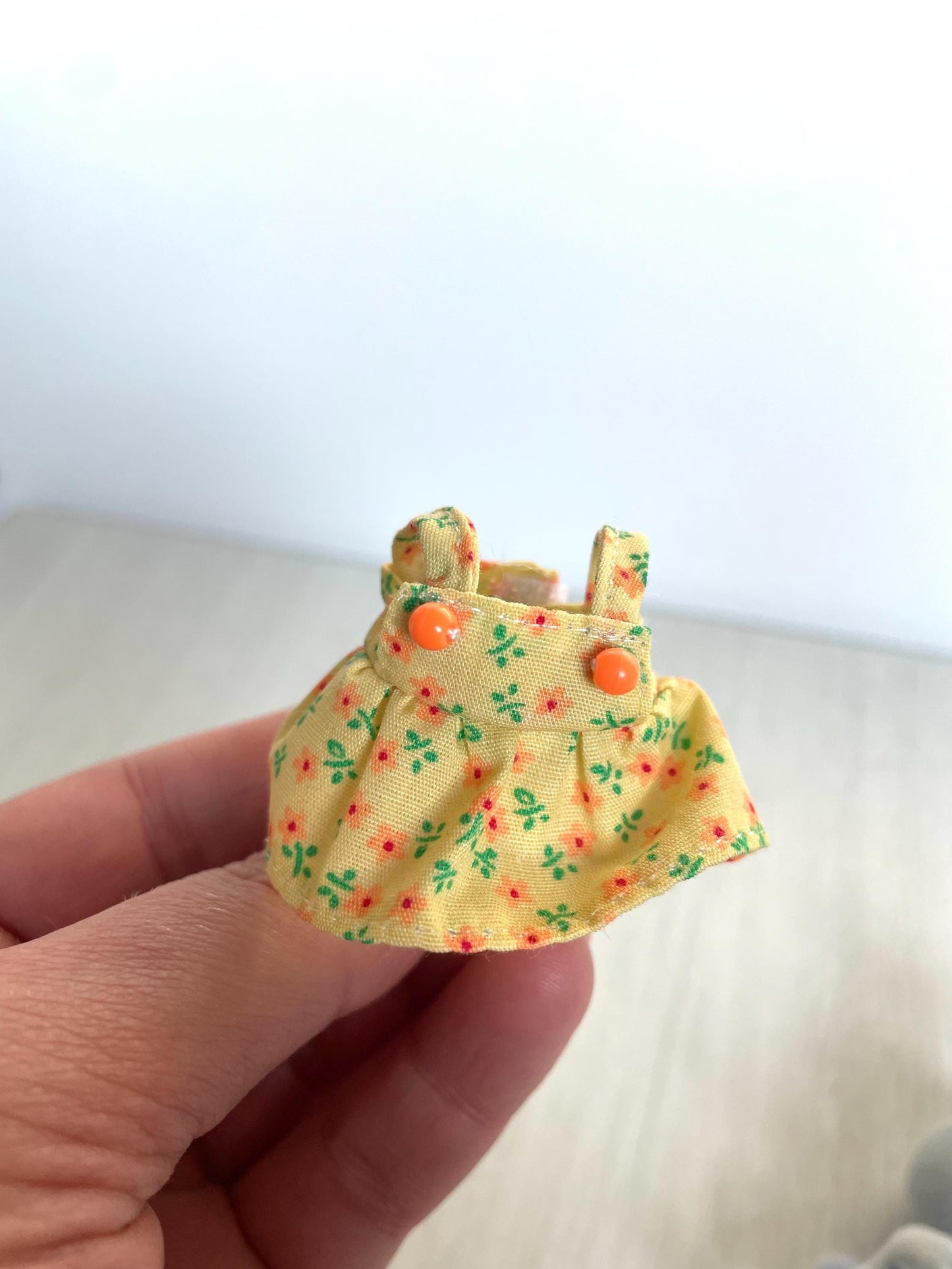 Miniature bunny figurine for dollhouse — Calico Critters, Sylvanian Families