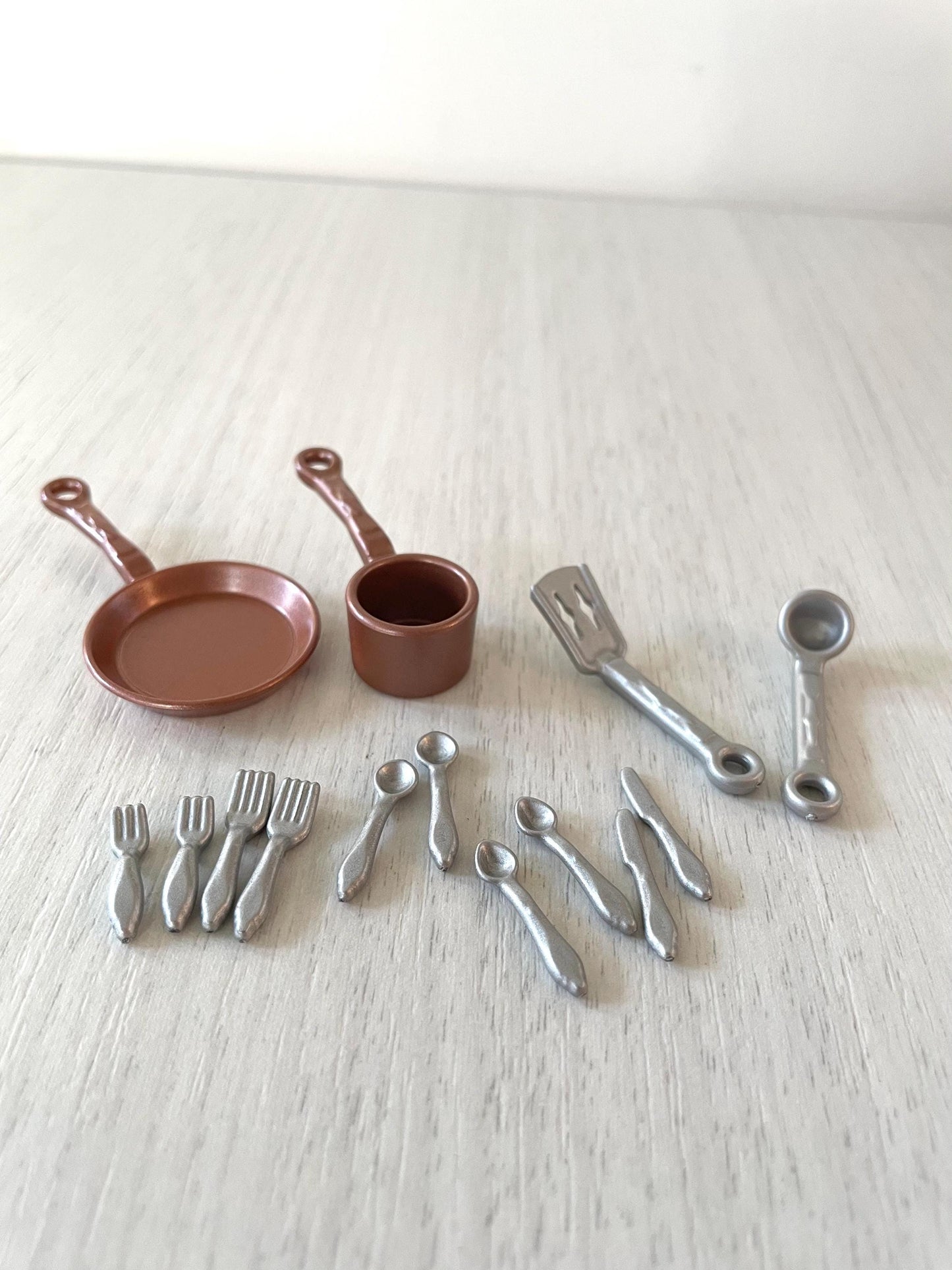 Calico Critters Dollhouse Miniature Cutlery and Glasses — Sylvanian Families