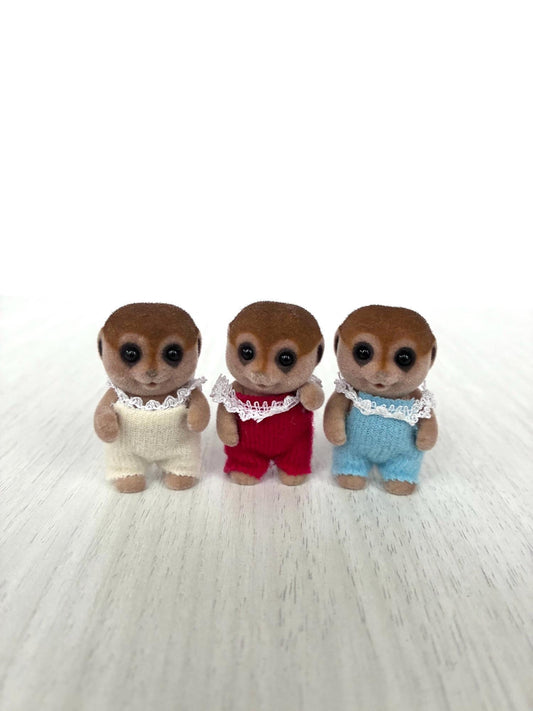 Sylvanian Families Calico Critters meerkat triplets, photo 2 of 11