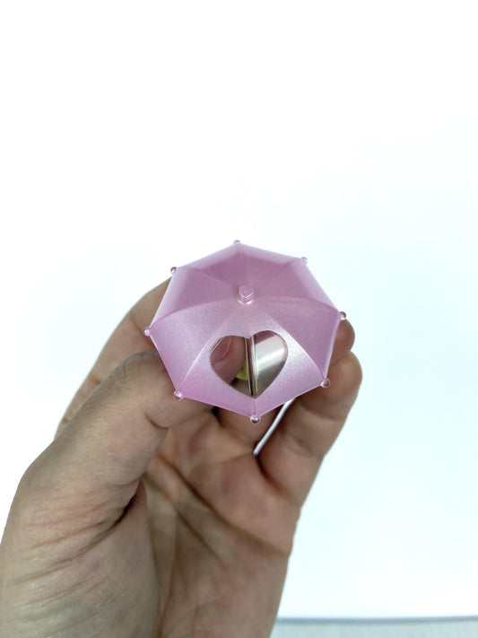 Calico Critters Sylvanian Families pink baby umbrella with heart window
