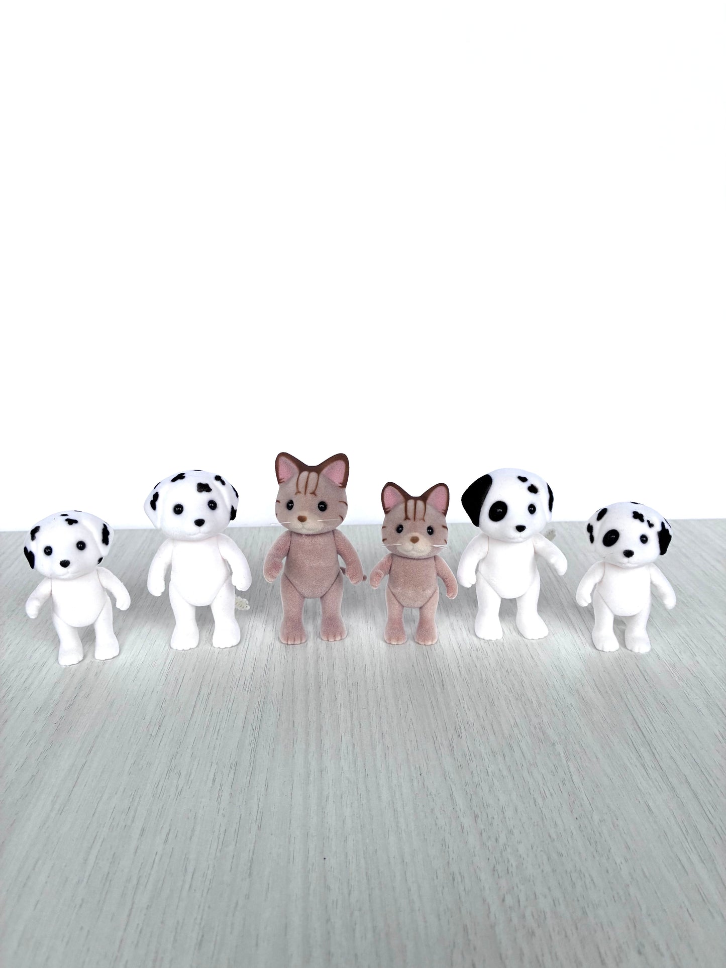 Calico Critters Dalmatian & striped tabby cat, you pick individual critter! Sylvanian Families spare dog or cat, brand new kids and adults
