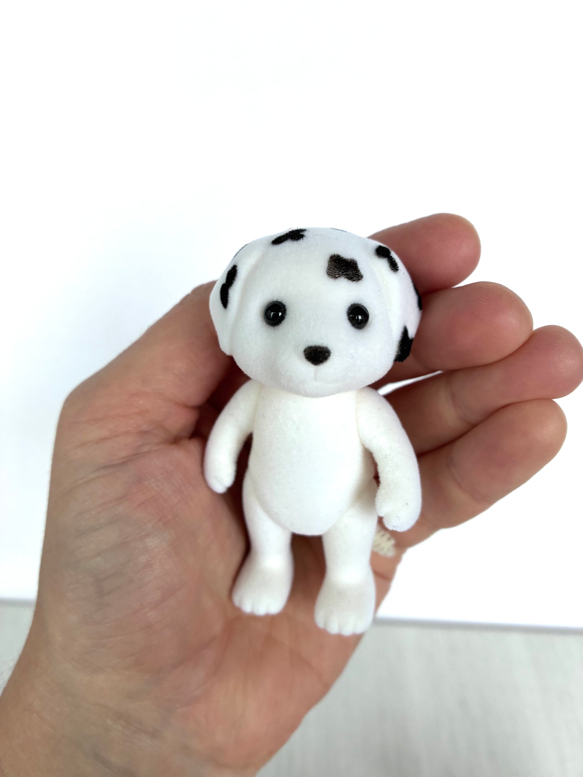 Adult Dalmatian (no eye spot) spare critter — brand new Calico Critters / Sylvanian Families figure, naked for customizing or replacement