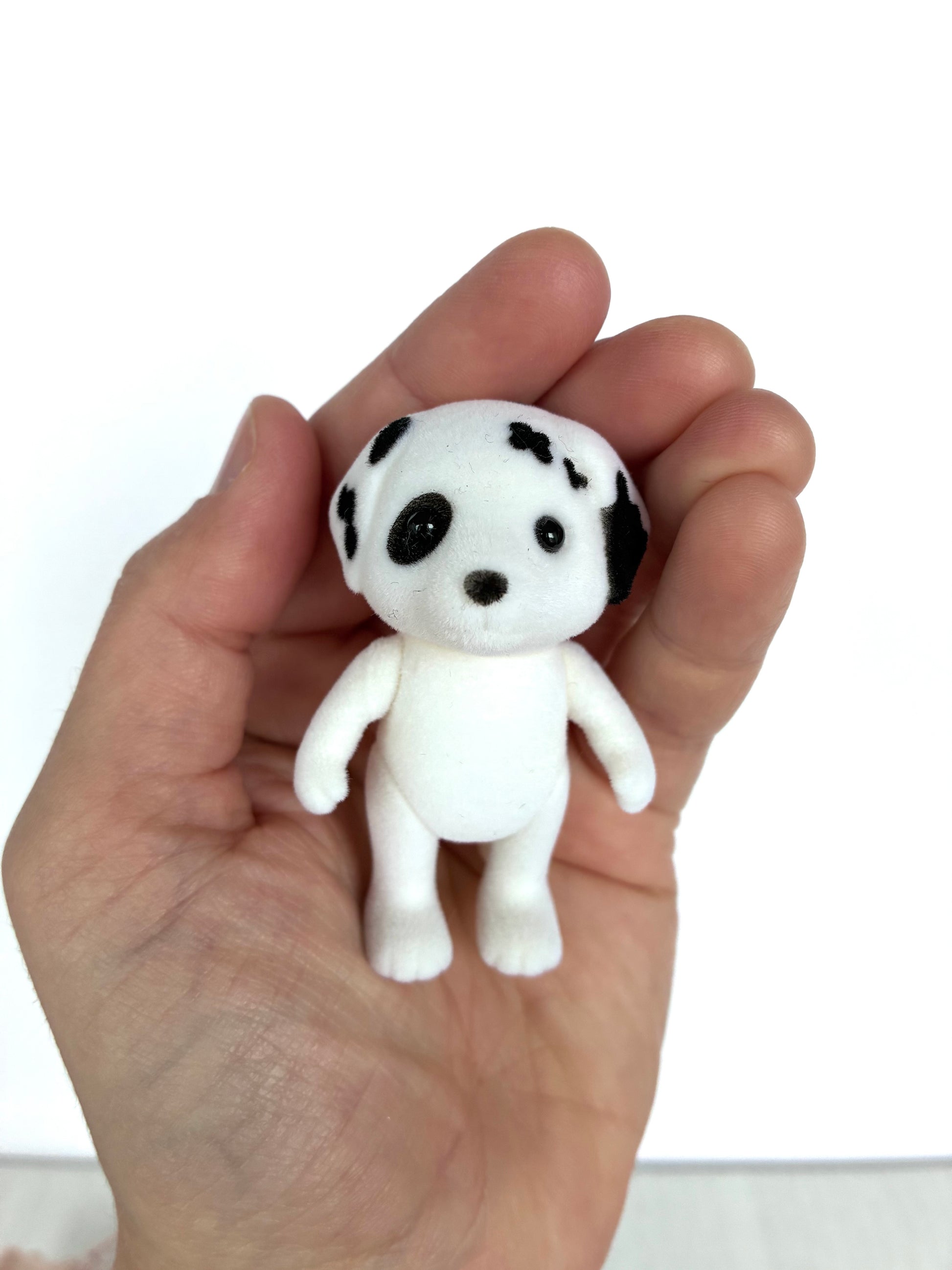 Child Dalmatian (eye spot) spare critter — brand new Calico Critters / Sylvanian Families figure, naked for customizing or replacement