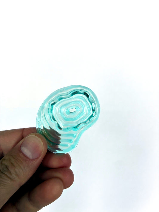 Calico Critters Sylvanian Families clear blue rain puddle piece, Nursery Friends Rainy Day accessory