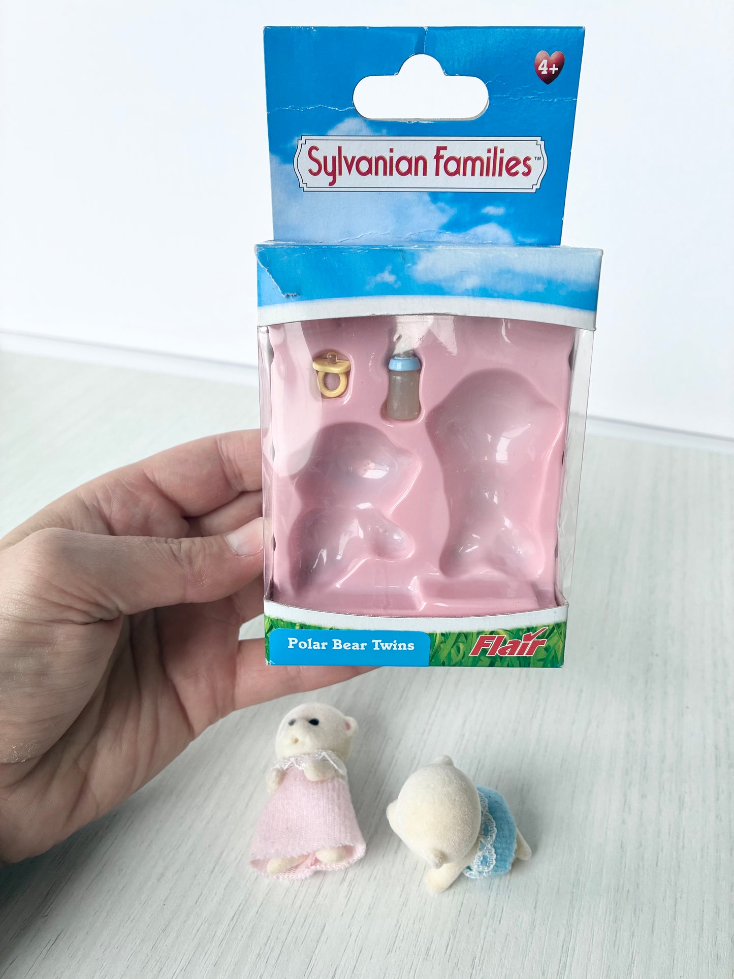 Original Flair Polar Bear Twins box for Calico Critters Sylvanian Families set