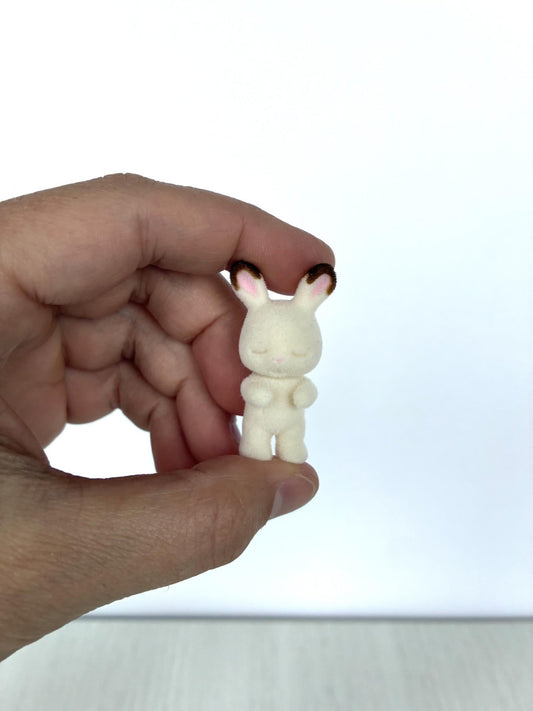 Calico Critters Sylvanian Families chocolate rabbit infant, no clothes