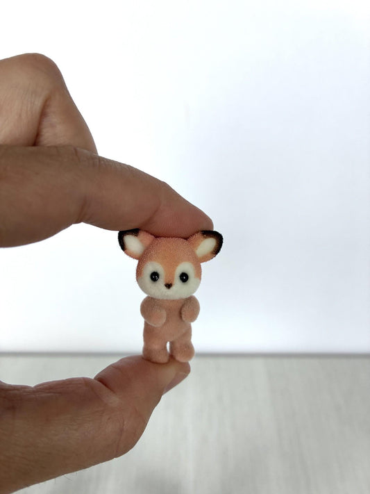 Calico Critters Sylvanian Families deer infant with white spots, no clothes