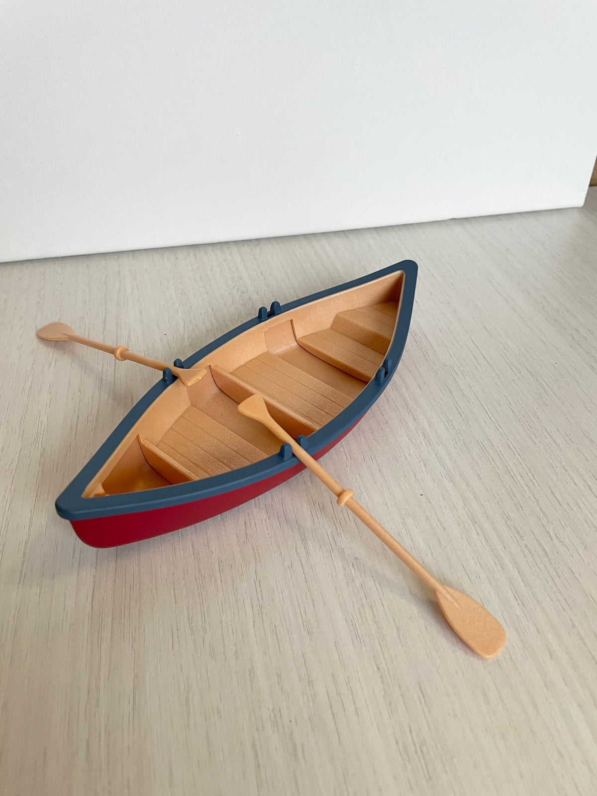 Calico Critters red canoe and oars, Sylvanian families, photo 4