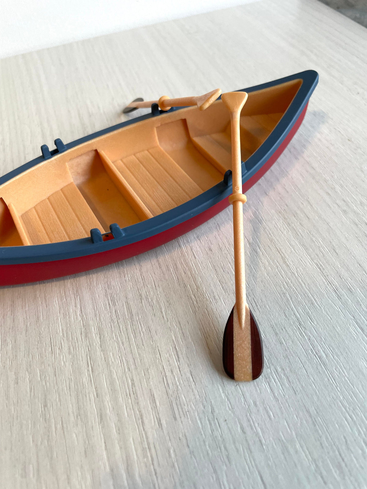 Calico Critters red canoe and oars, Sylvanian families, photo 6
