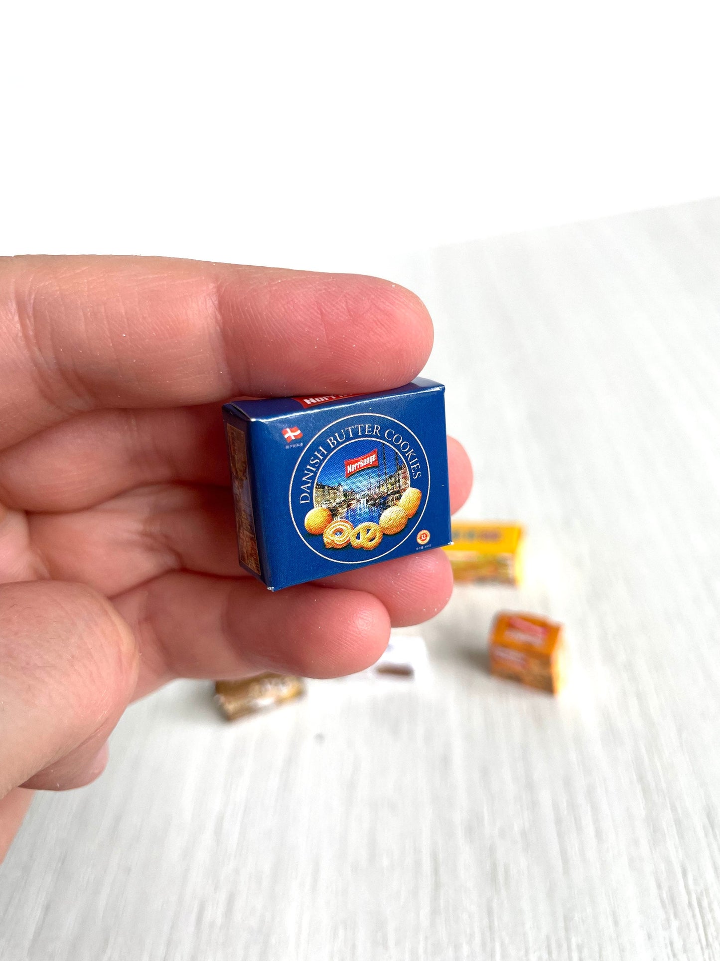 Miniature cardboard food items Calico Critter sized — Sylvanian Families