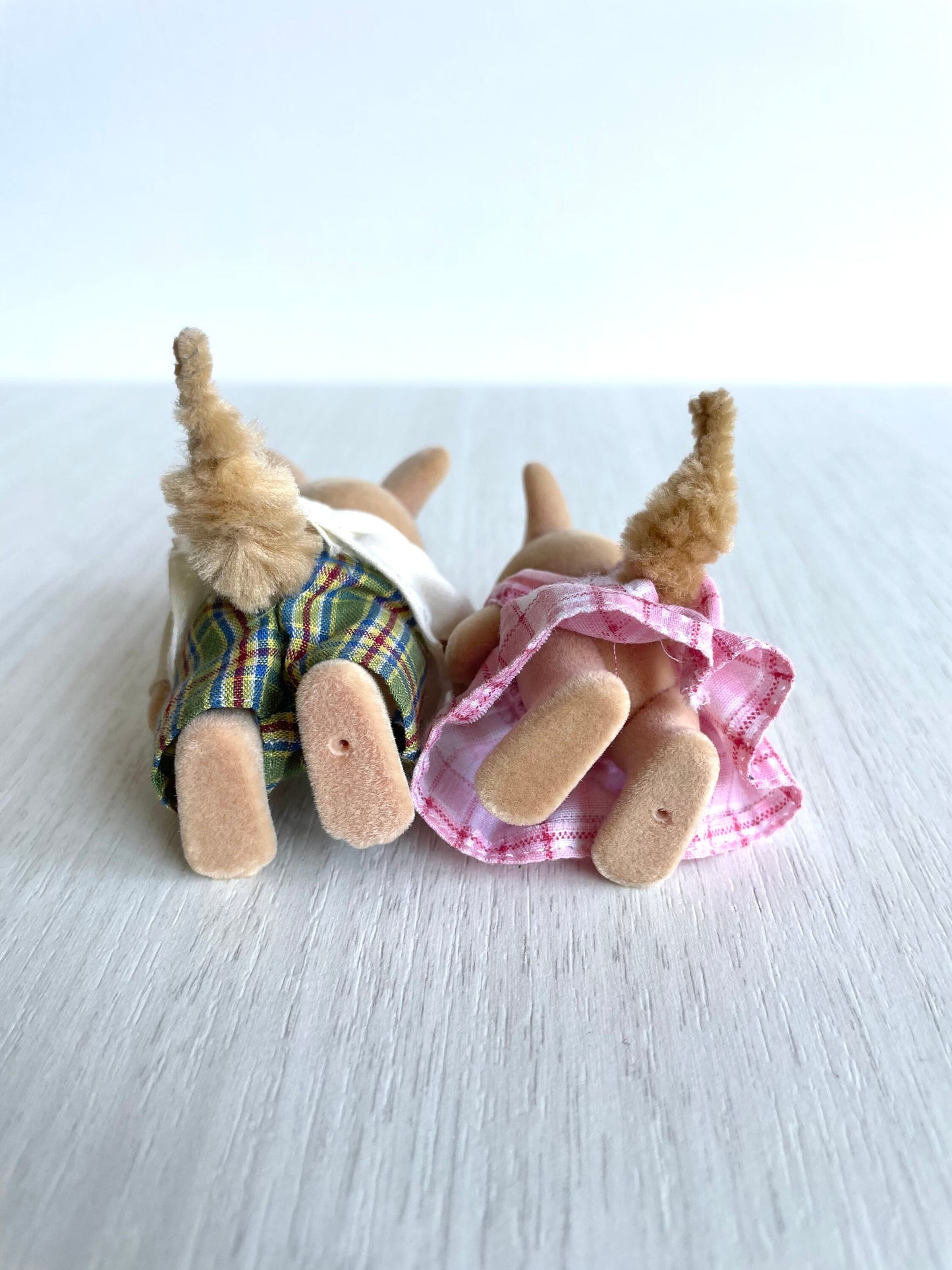Hopper kangaroo dad and daughter — vintage Sylvanian Families / Calico Critters