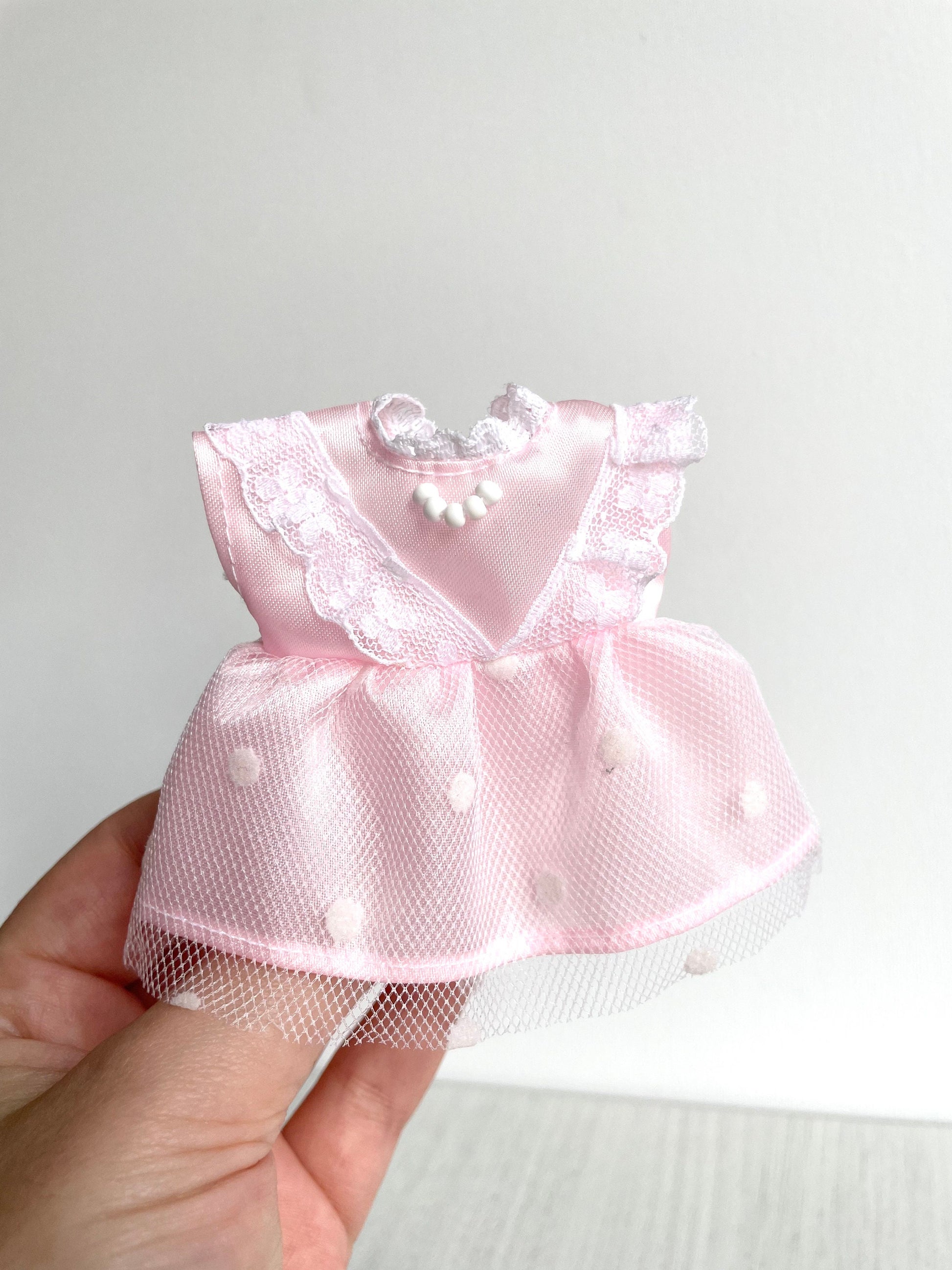 Vintage Timbertop bride bear veil detail — Sylvanian Families / Calico Critters