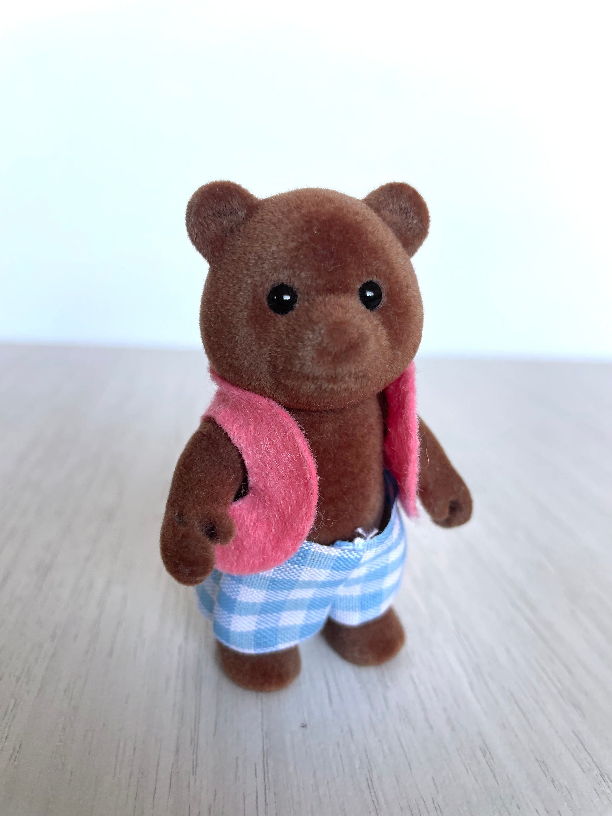Vintage Sylvanian Families Birch Timbertop bear, Tomy UK edition — Calico Critters