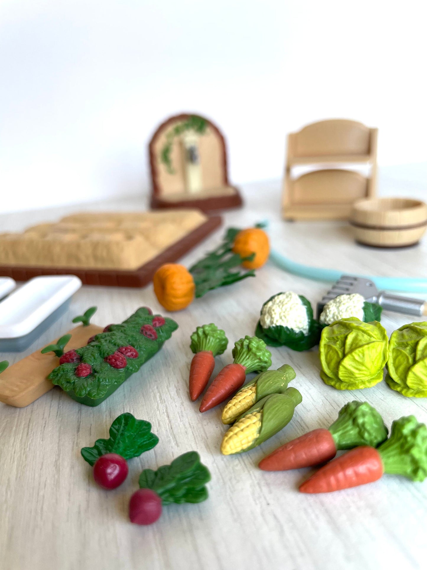 Vintage Sylvanian Families Vegetable Garden Set, Complete — Calico Critters