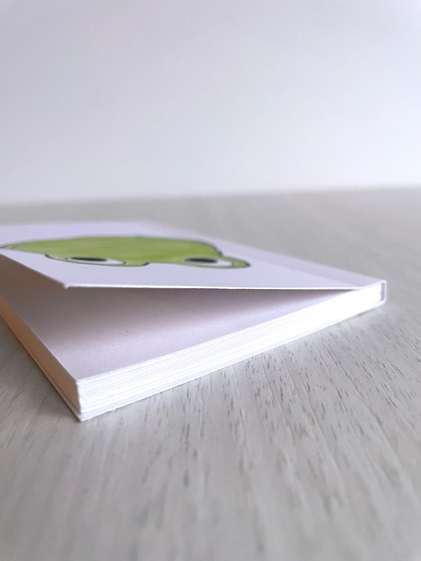 Handmade frog pocket notebook, original art journal diary, mini sketch pad, blank pages, read full description, cute gift, stocking stuffer.