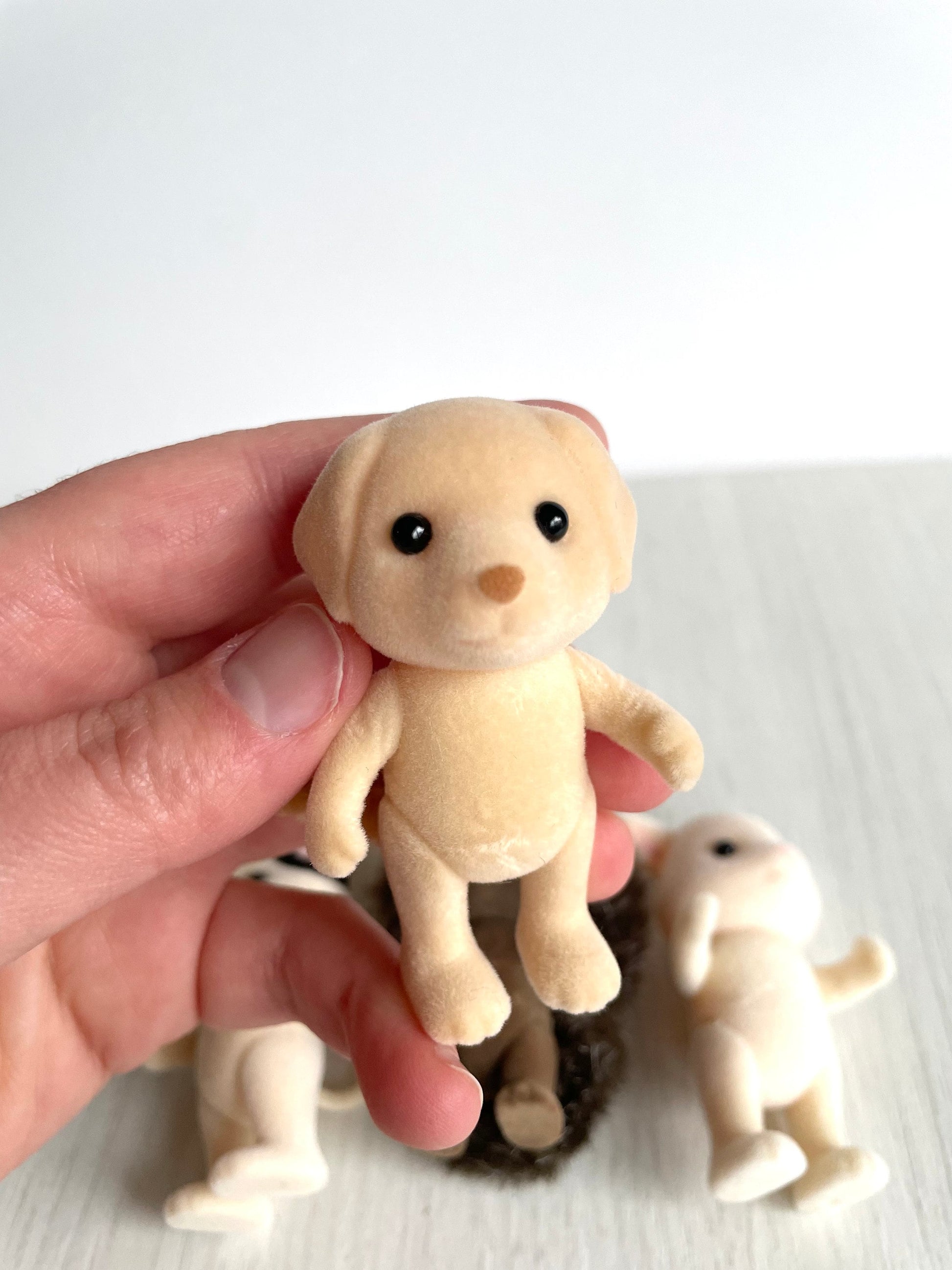 Child dog spare critter — brand new Calico Critters / Sylvanian Families figure, naked for customizing or replacement