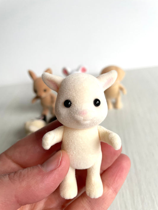 Child goat spare critter — brand new Calico Critters / Sylvanian Families figure, naked for customizing or replacement
