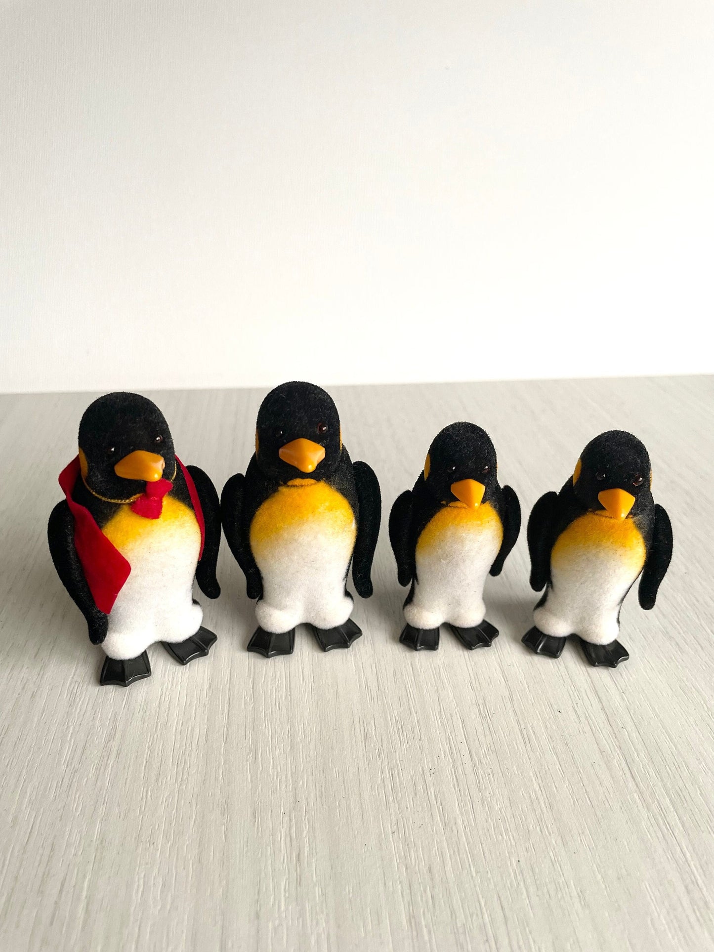 Vintage Sylvanian Families De Burg Penguin Family, dad in original outfit — Calico Critters