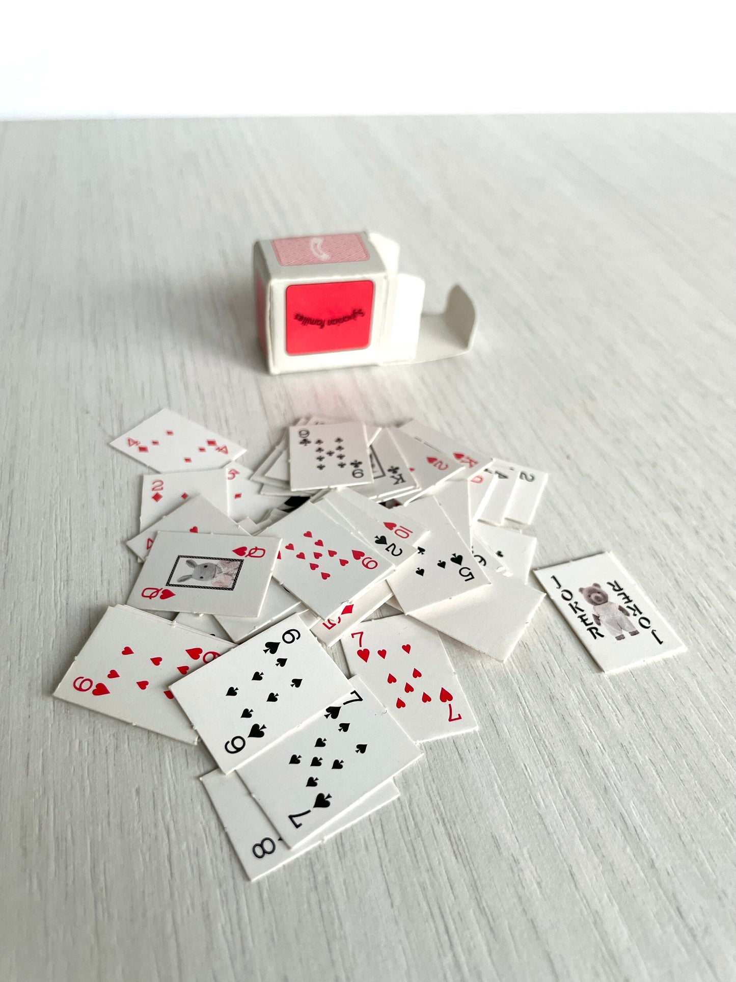 Vintage Sylvanian Families playing deck of cards set — Calico Critters