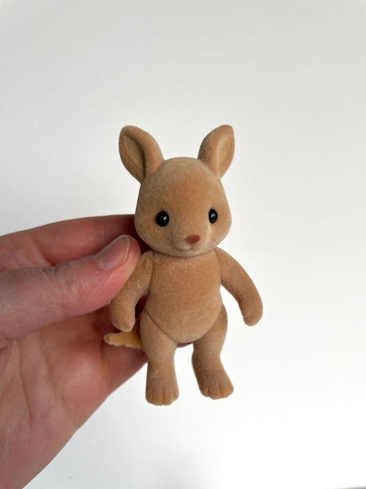 Adult kangaroo spare critter — brand new Calico Critters / Sylvanian Families figure, naked for customizing or replacement