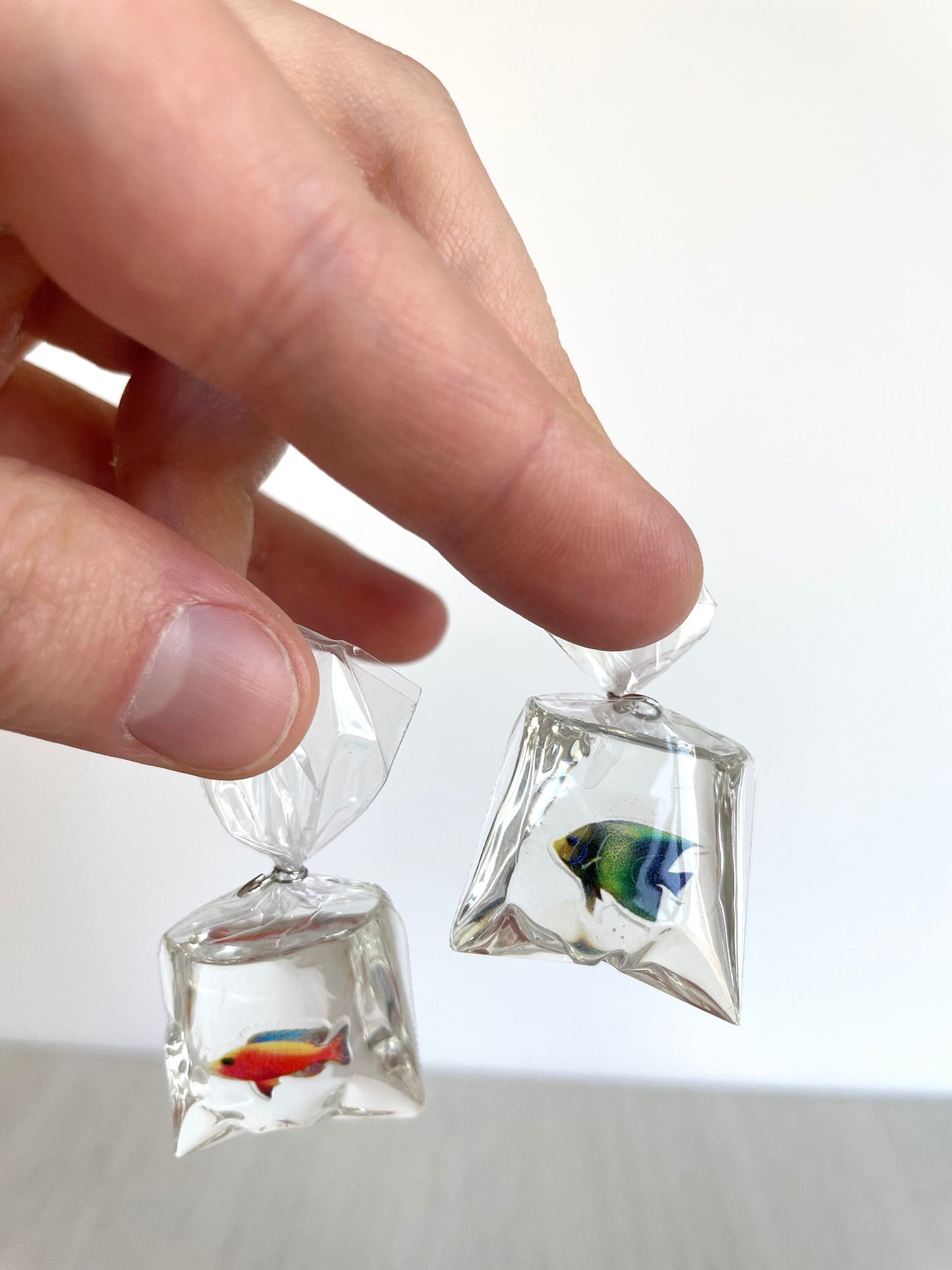 Miniature Fish in Clear Plastic Bag — Sylvanian Families, Calico Critters