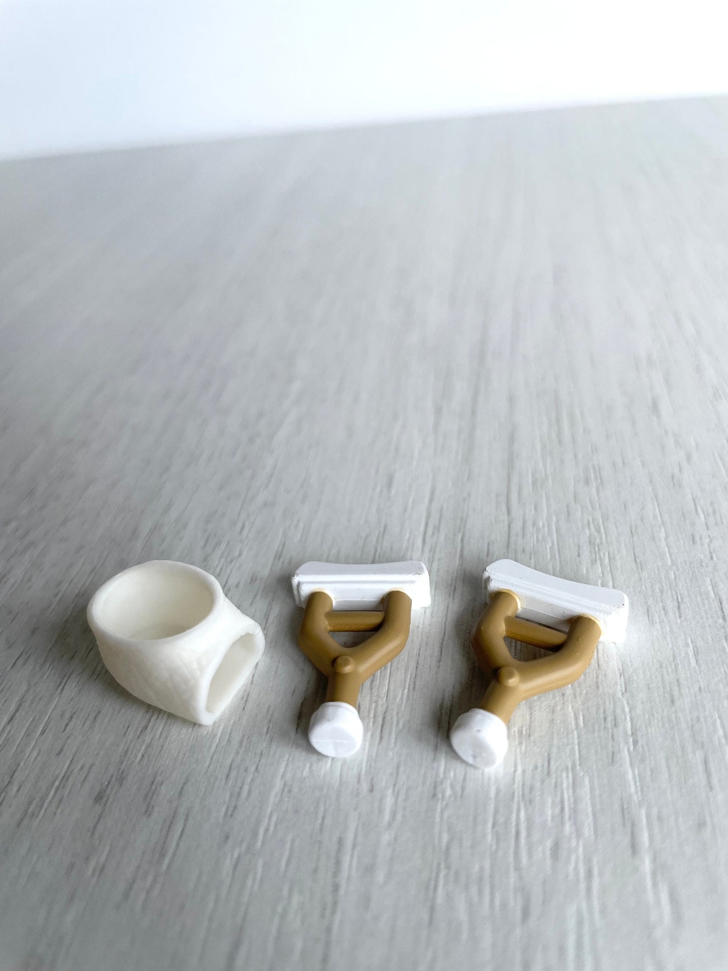 Get well soon gift, cast and crutches miniature hedgehog forest animal, Calico Critters spare parts for hospital, broken leg figurine — Sylvanian Families