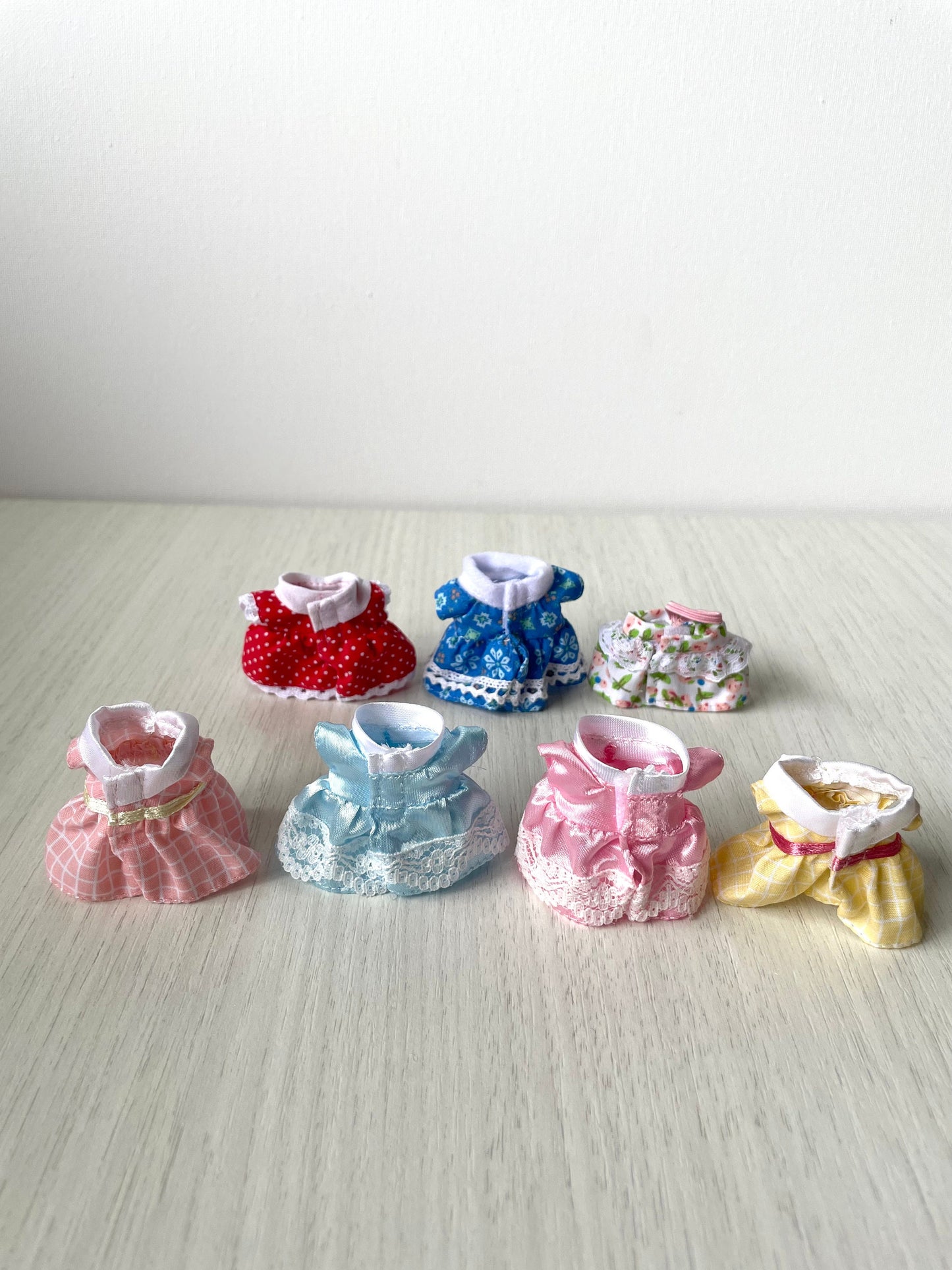 Calico Critters clothes, spare outfits, Sylvanian Families dresses