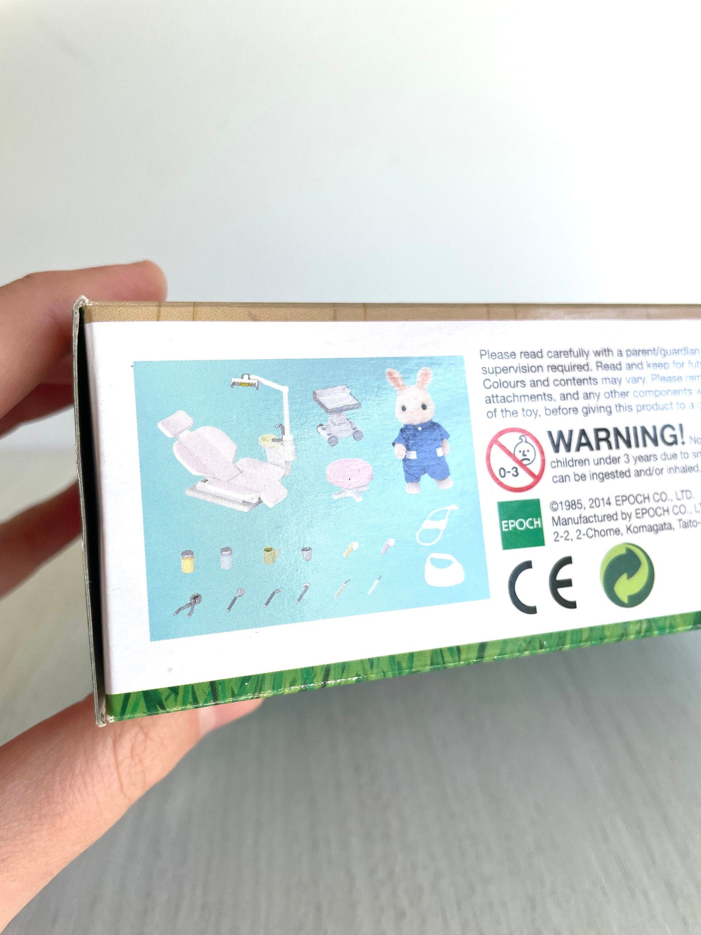 Calico Critters Dentist Set new in box from England — Sylvanian Families