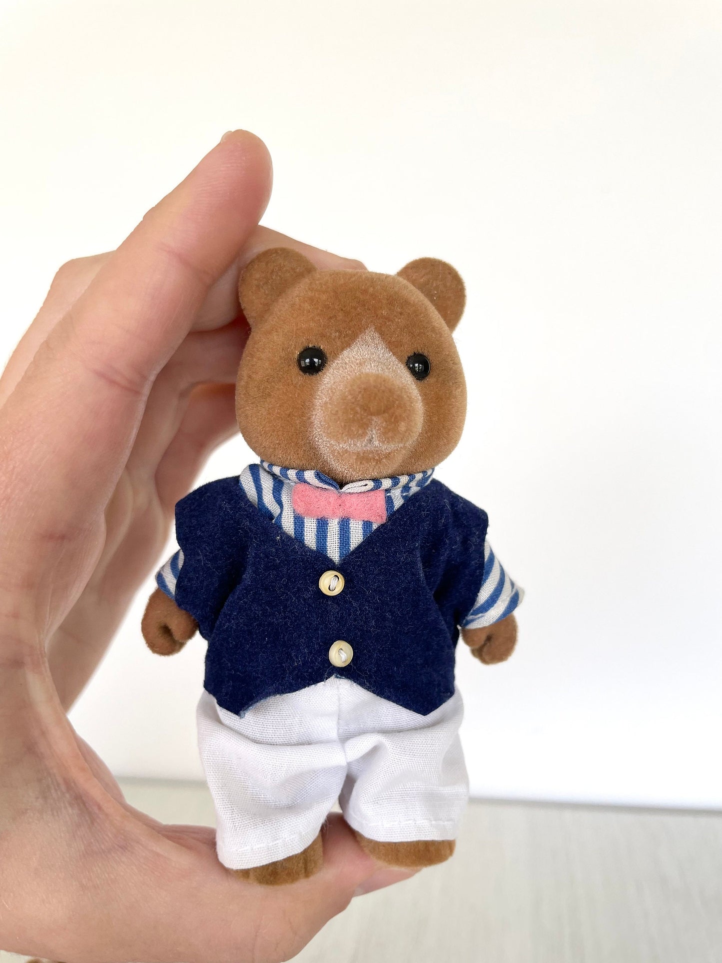 Vintage Marmalade Bear family group — Sylvanian Families / Calico Critters