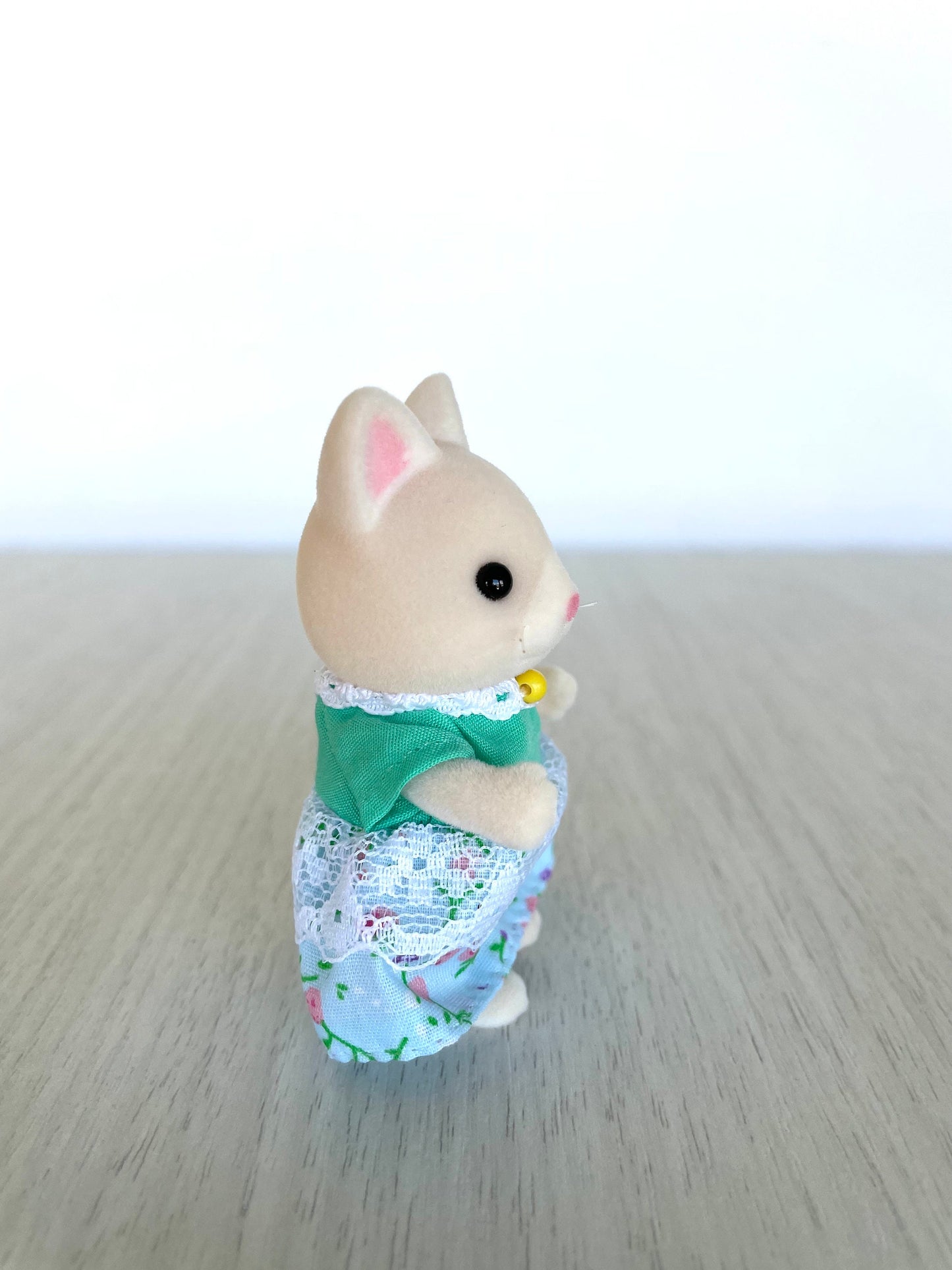 Calico Critters Silk Cat Girl, Floral Dress — Sylvanian Families