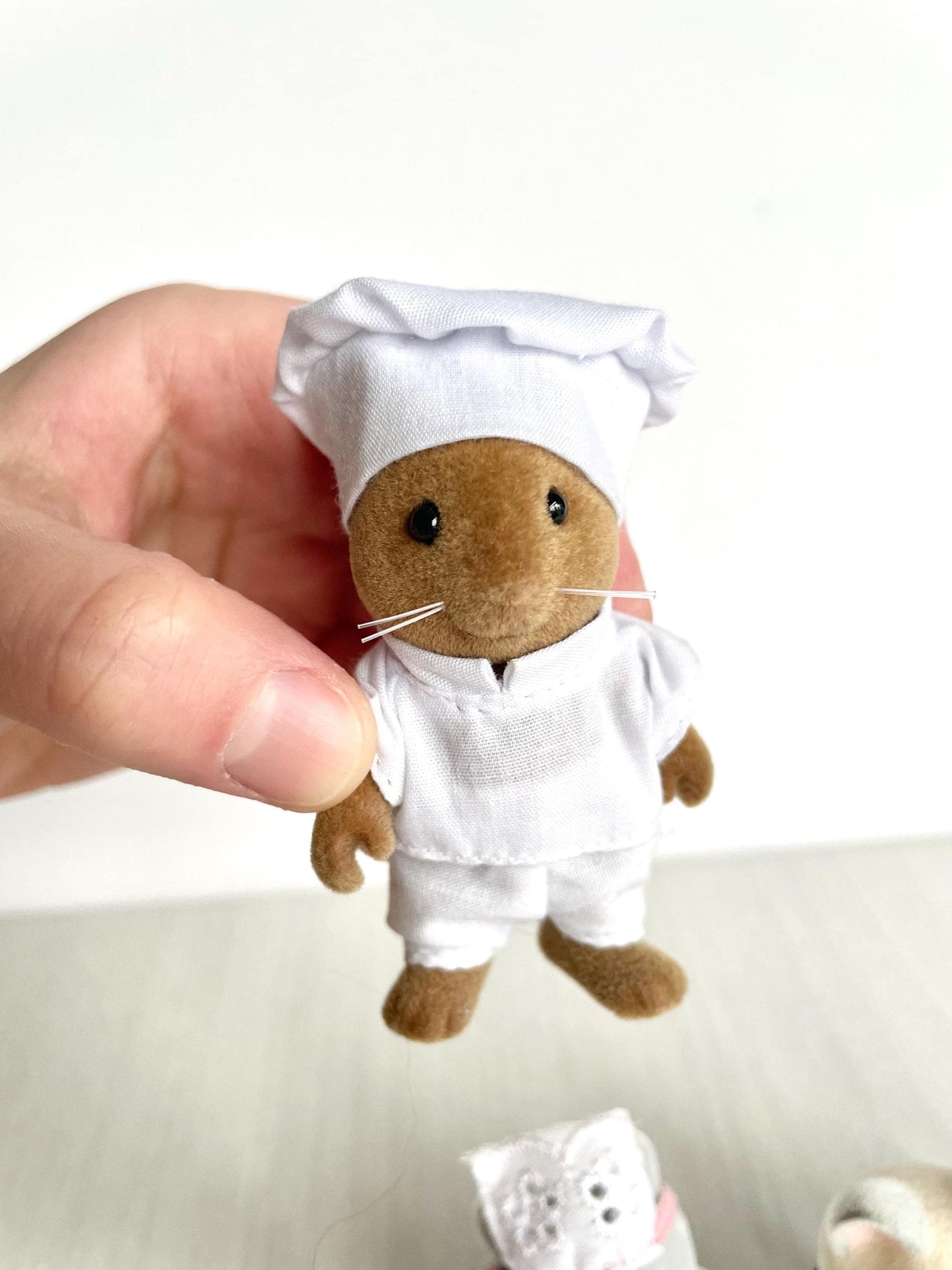 Grand hotel staff group — vintage Sylvanian Families / Calico Critters