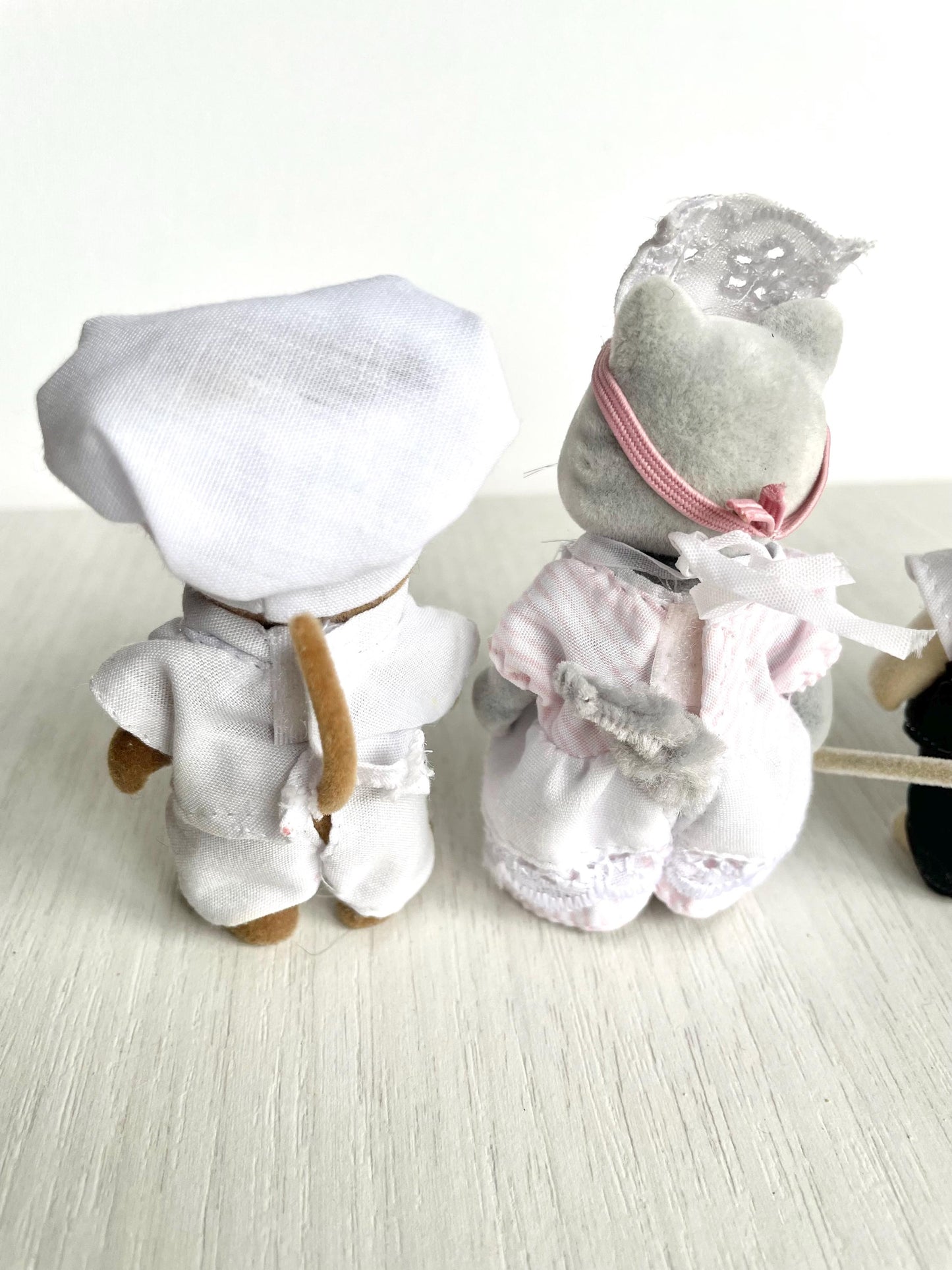 Vintage hotel staff figures — Sylvanian Families / Calico Critters