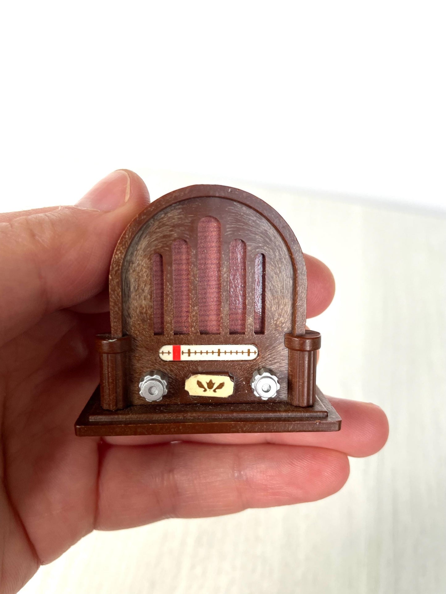 Calico Critters vintage radio, sylvanian families old timey radio