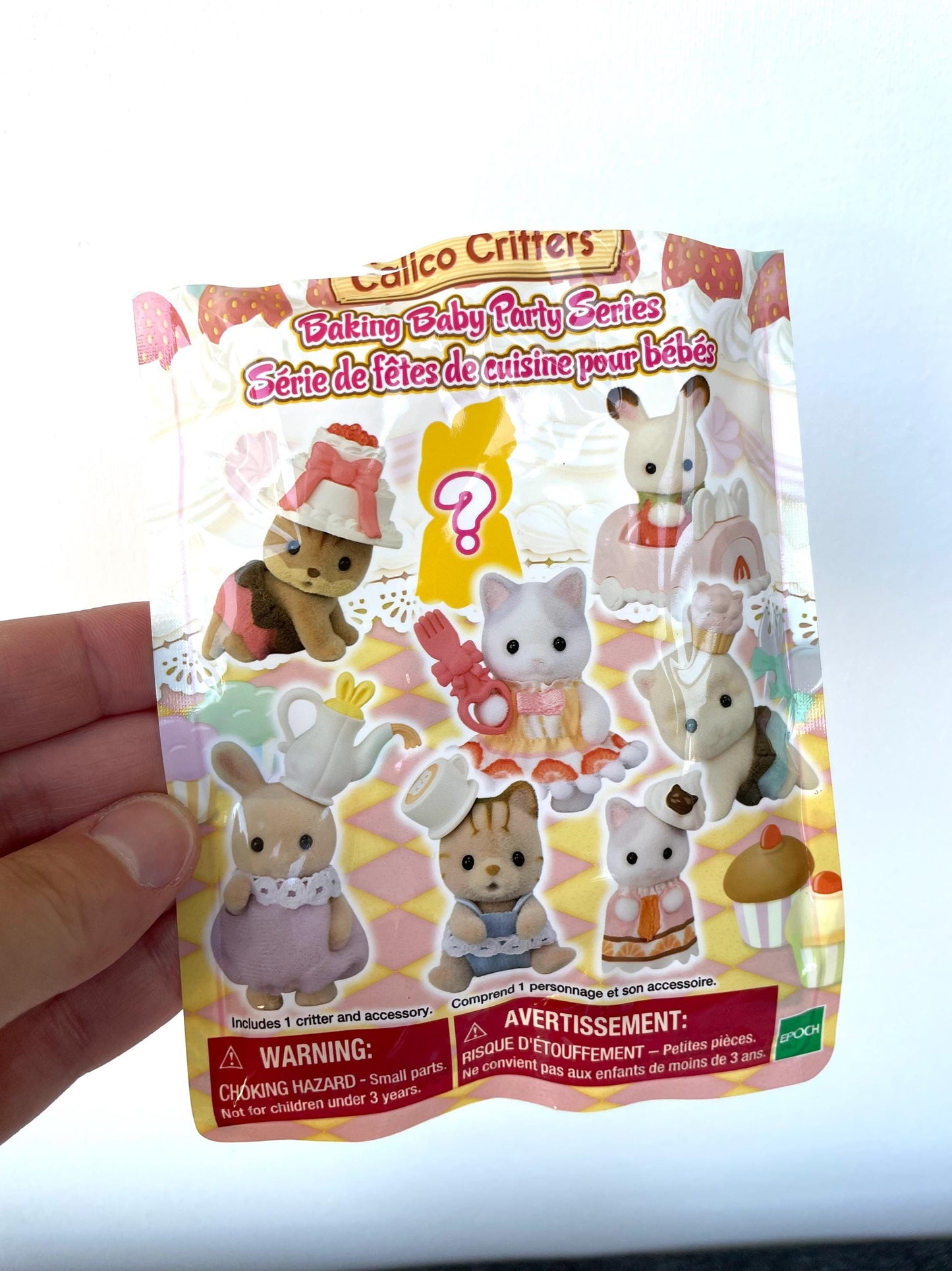 Calico Critters baby baking party series blind bag figures revealed new in package, you choose! Sylvanian families babies with costumes