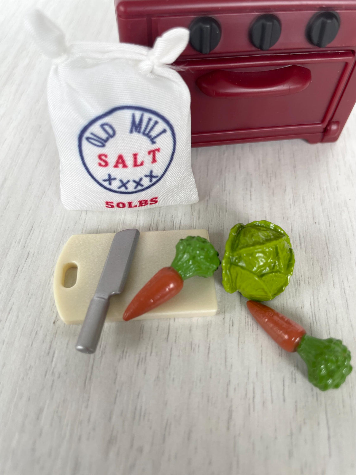 Vintage Bear Chef with Red Stove, Calico Critters Sylvanian Families, photo 6
