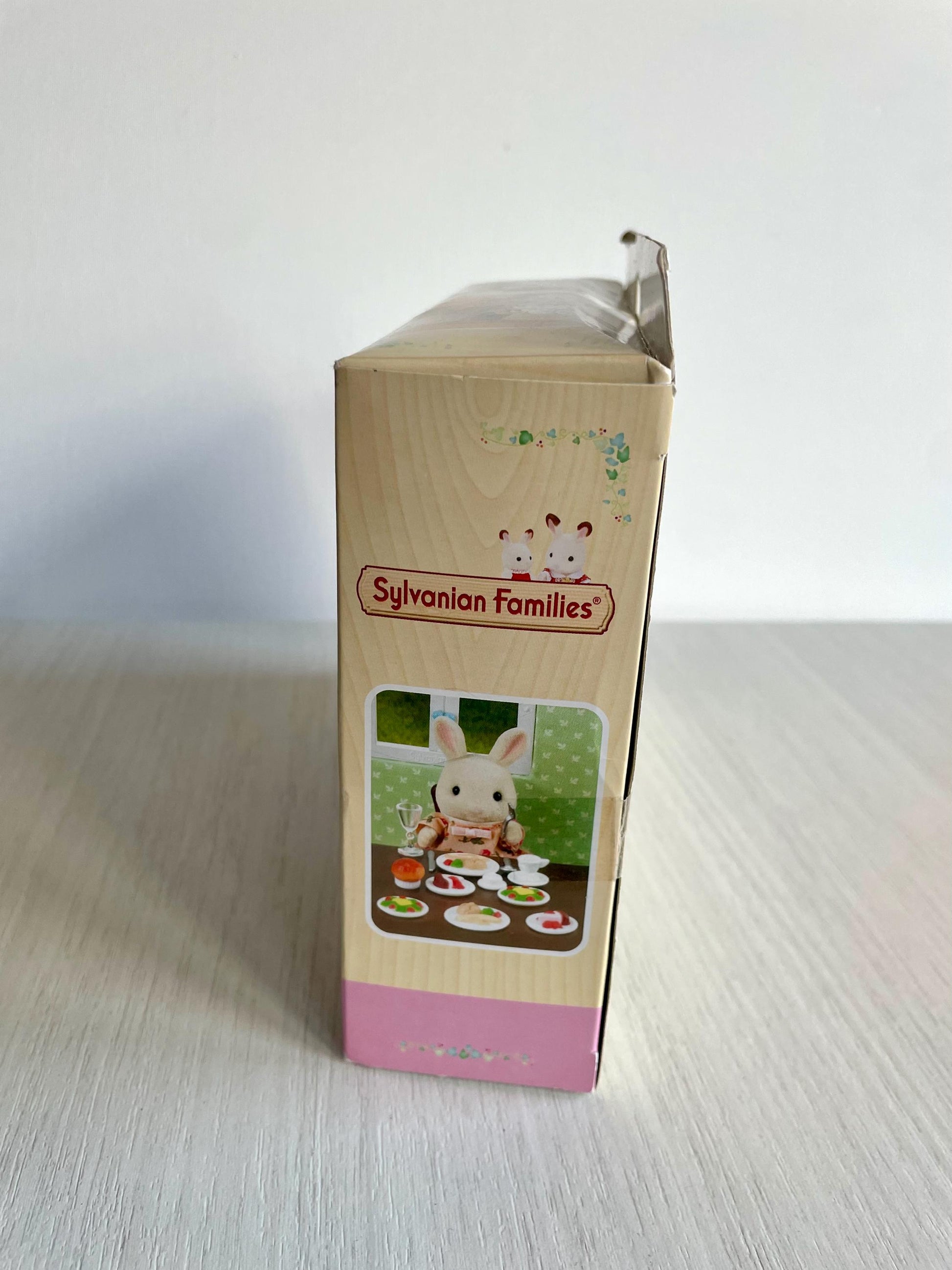 Dinner Party Set box — vintage Sylvanian Families / Calico Critters new in box