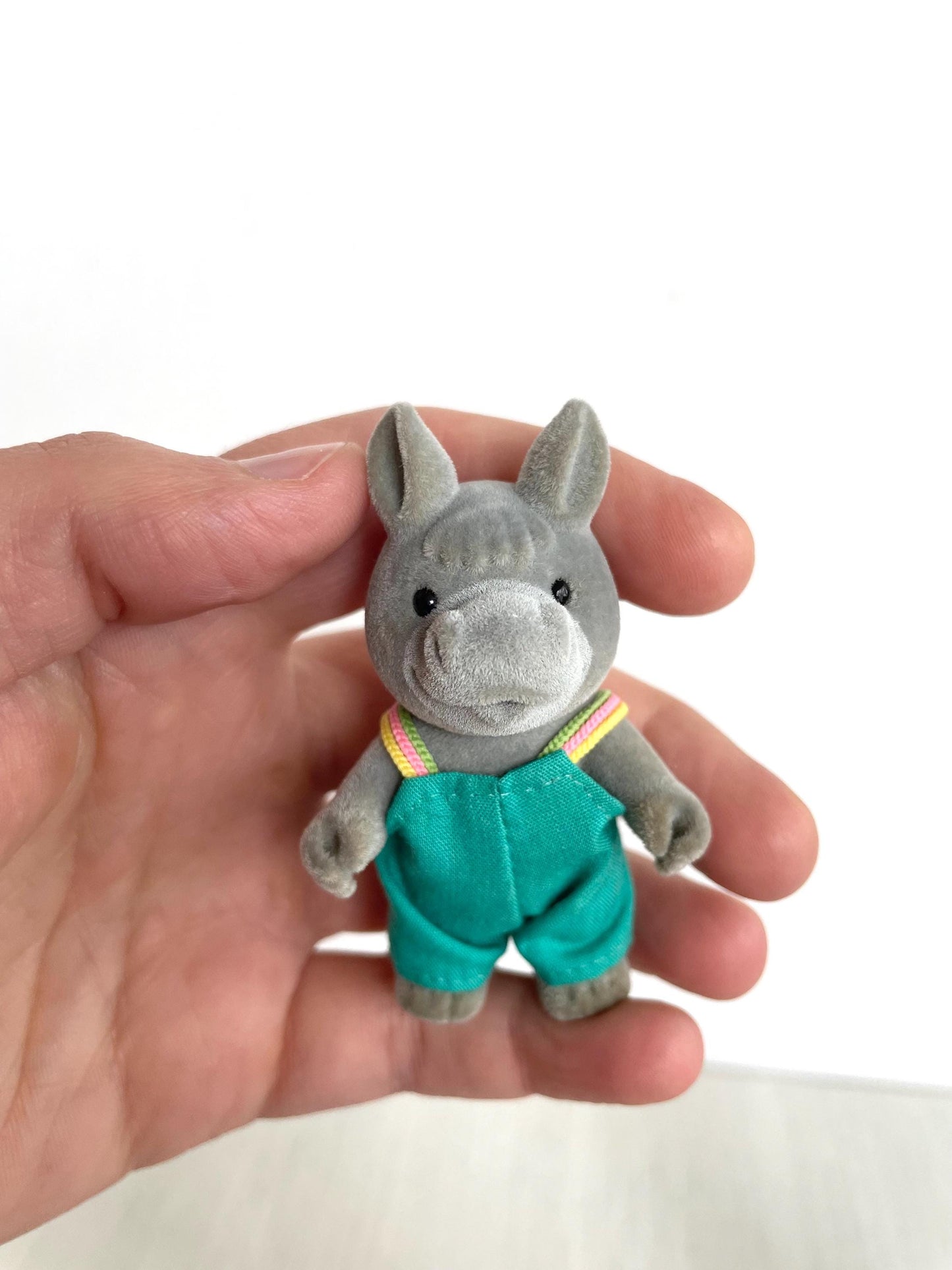 Forest Families Vintage Bärenwald Donkey Family, In excellent used condition — Calico Critters / Sylvanian Families