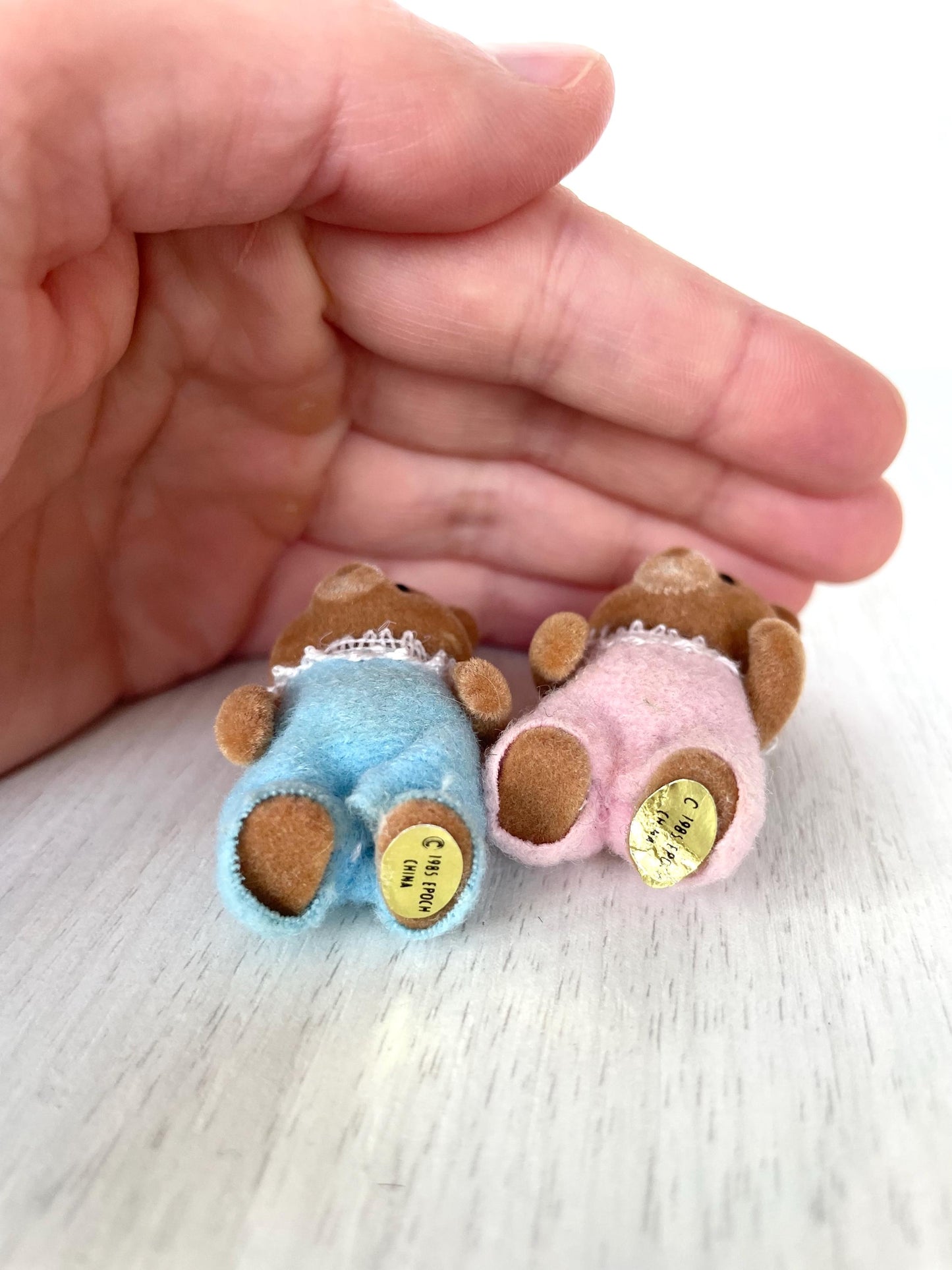 Rare Sylvanian Families Vintage Marmalade Bear babies — Calico Critters