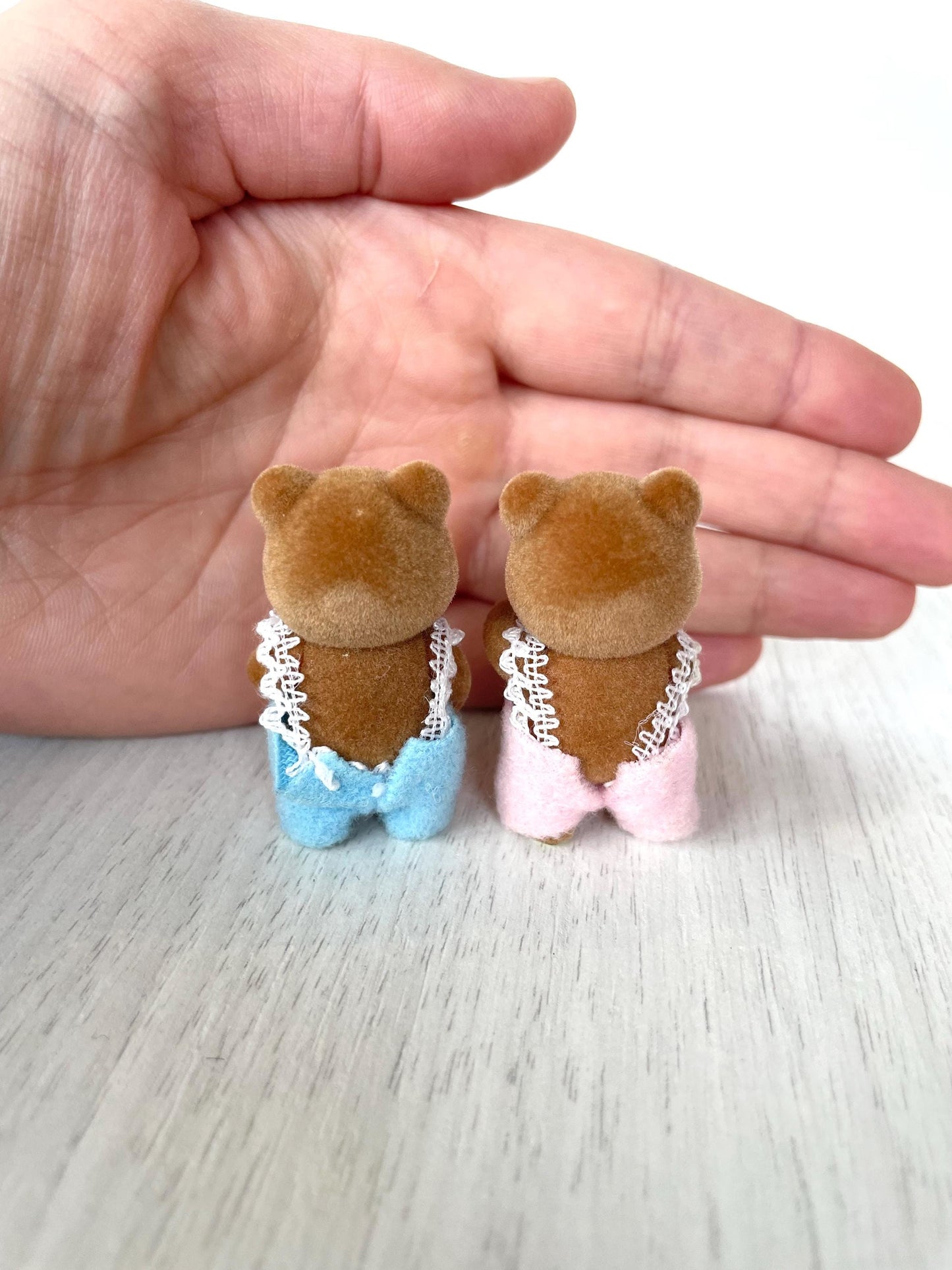 Rare Sylvanian Families Vintage Marmalade Bear babies — Calico Critters