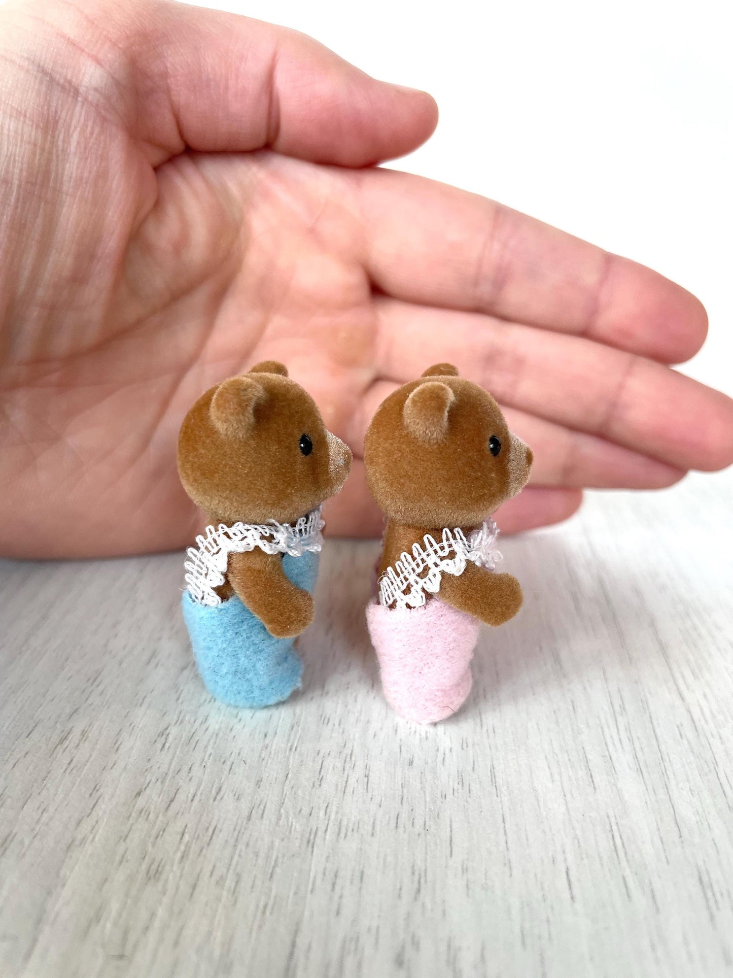 Rare Sylvanian Families Vintage Marmalade Bear babies — Calico Critters
