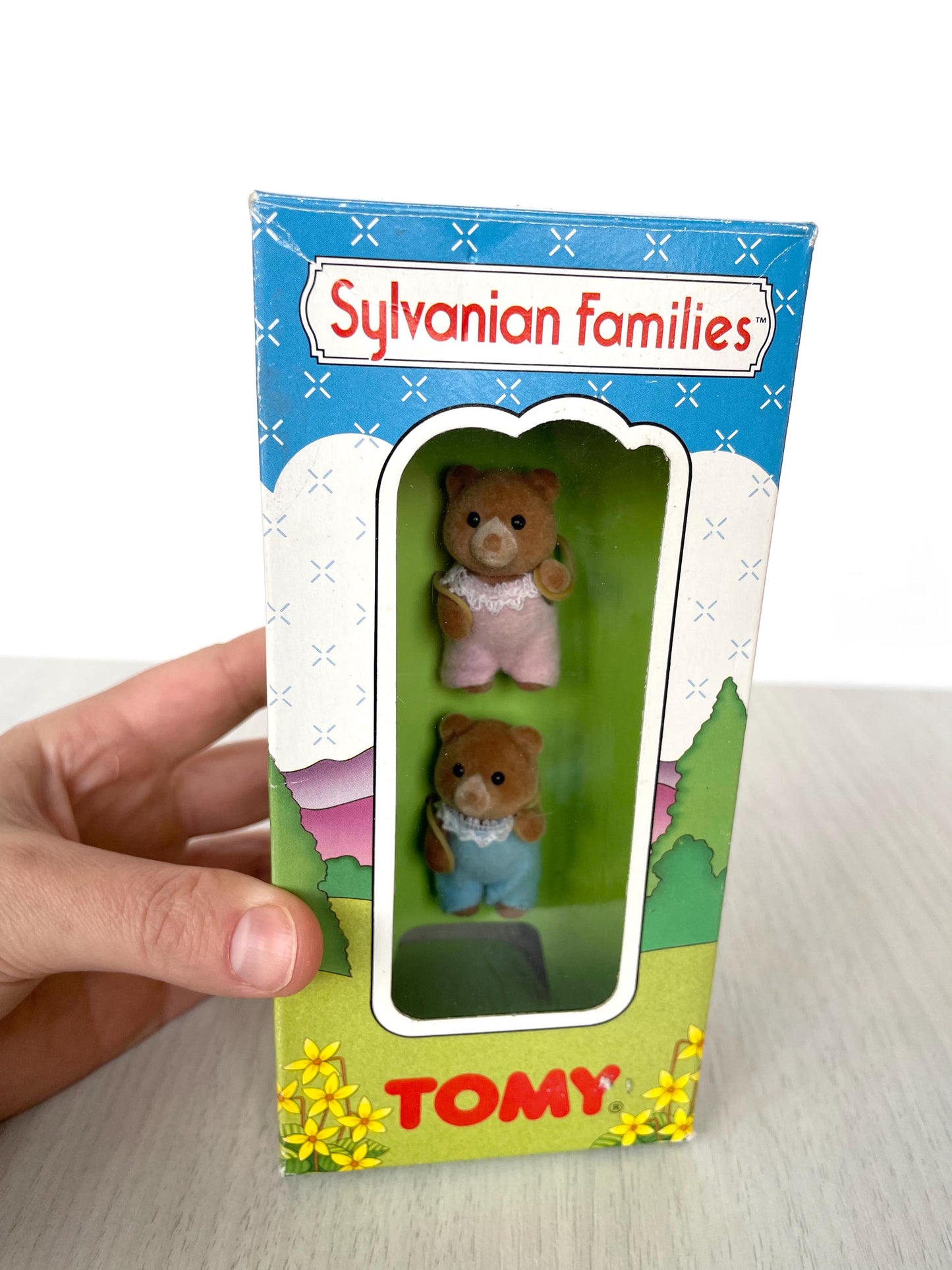 Rare Sylvanian Families Vintage Marmalade Bear babies — Calico Critters