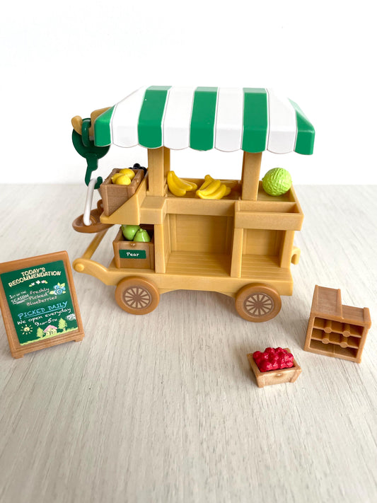 Calico Critters Fruit Wagon cart — Sylvanian Families