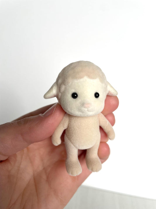 Child sheep spare critter — brand new Calico Critters / Sylvanian Families figure, naked for customizing or replacement