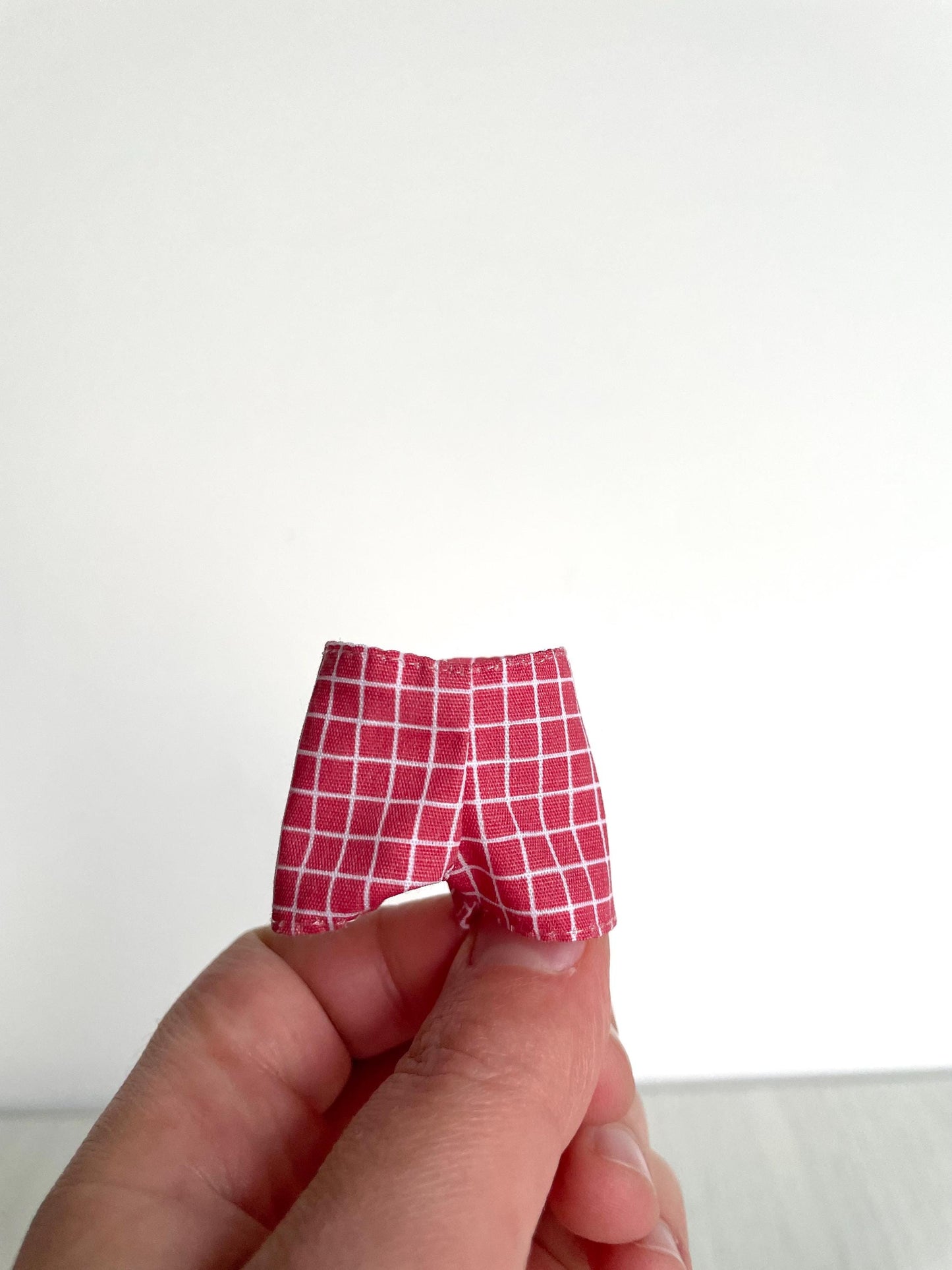Calico Critters spare adult dad clothing items, Sylvanian Families collared shirt, vest, pants accessories