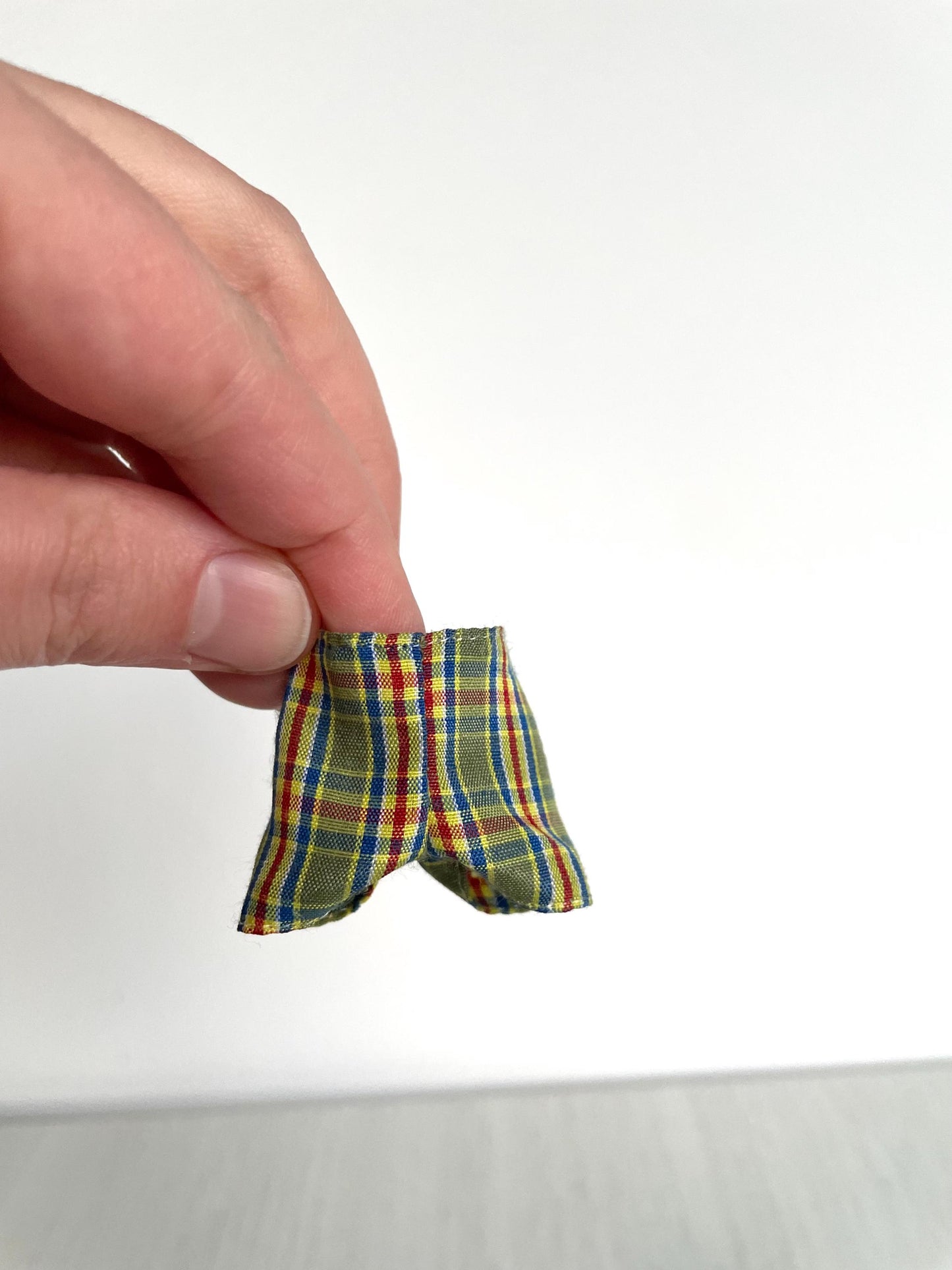 Calico Critters spare adult dad clothing items, Sylvanian Families collared shirt, vest, pants accessories