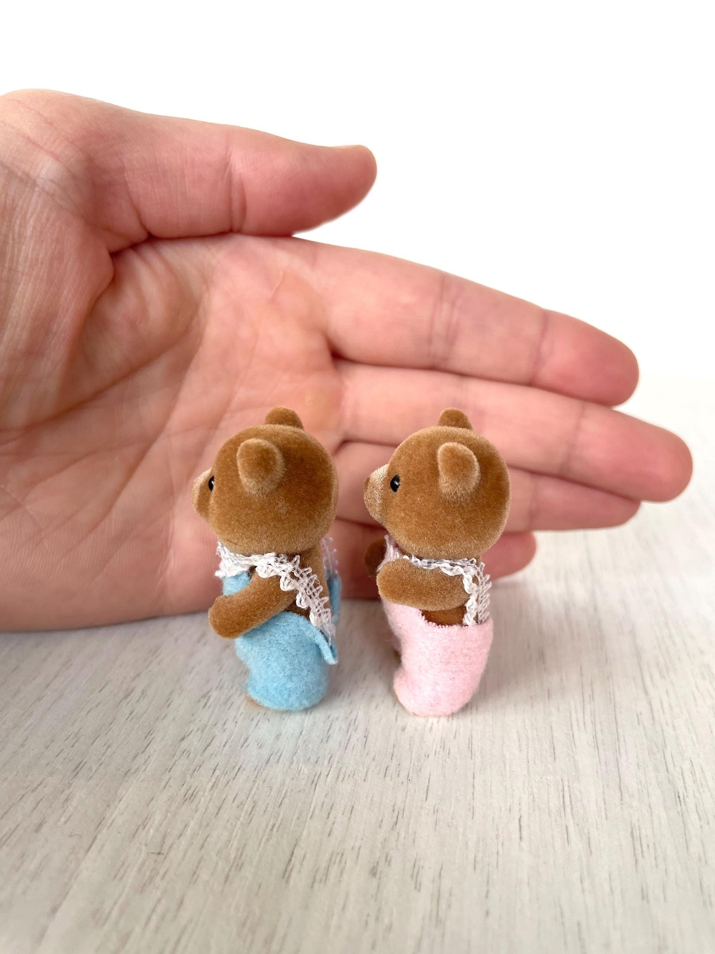 Rare Sylvanian Families Vintage Marmalade Bear babies — Calico Critters